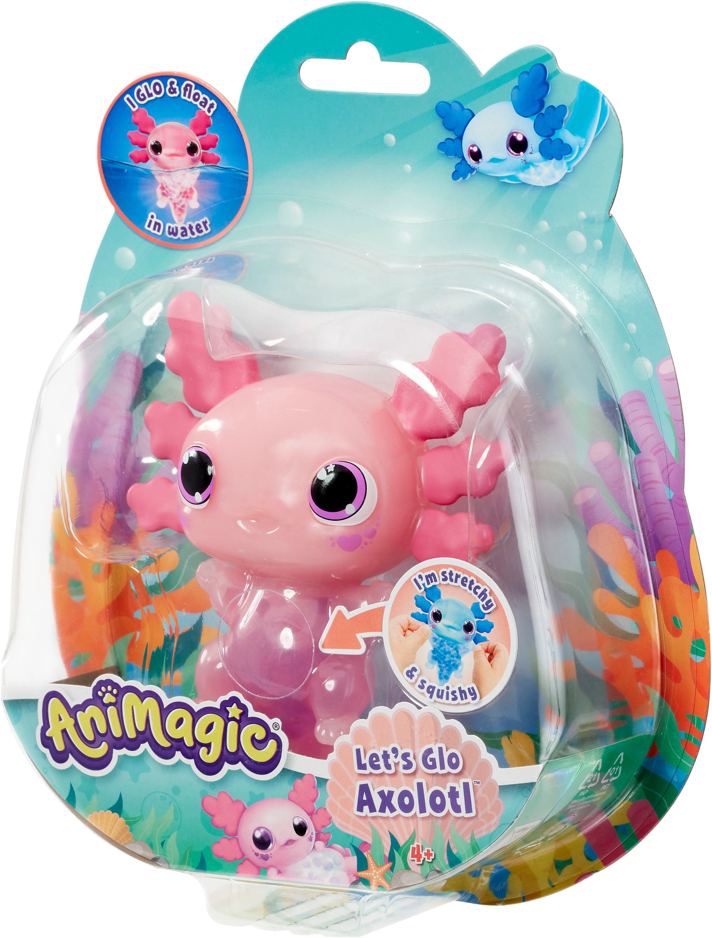 Goliath® Badespielzeug »Animagic, Let's glo Axolotl, Schwimm-Axolotl«