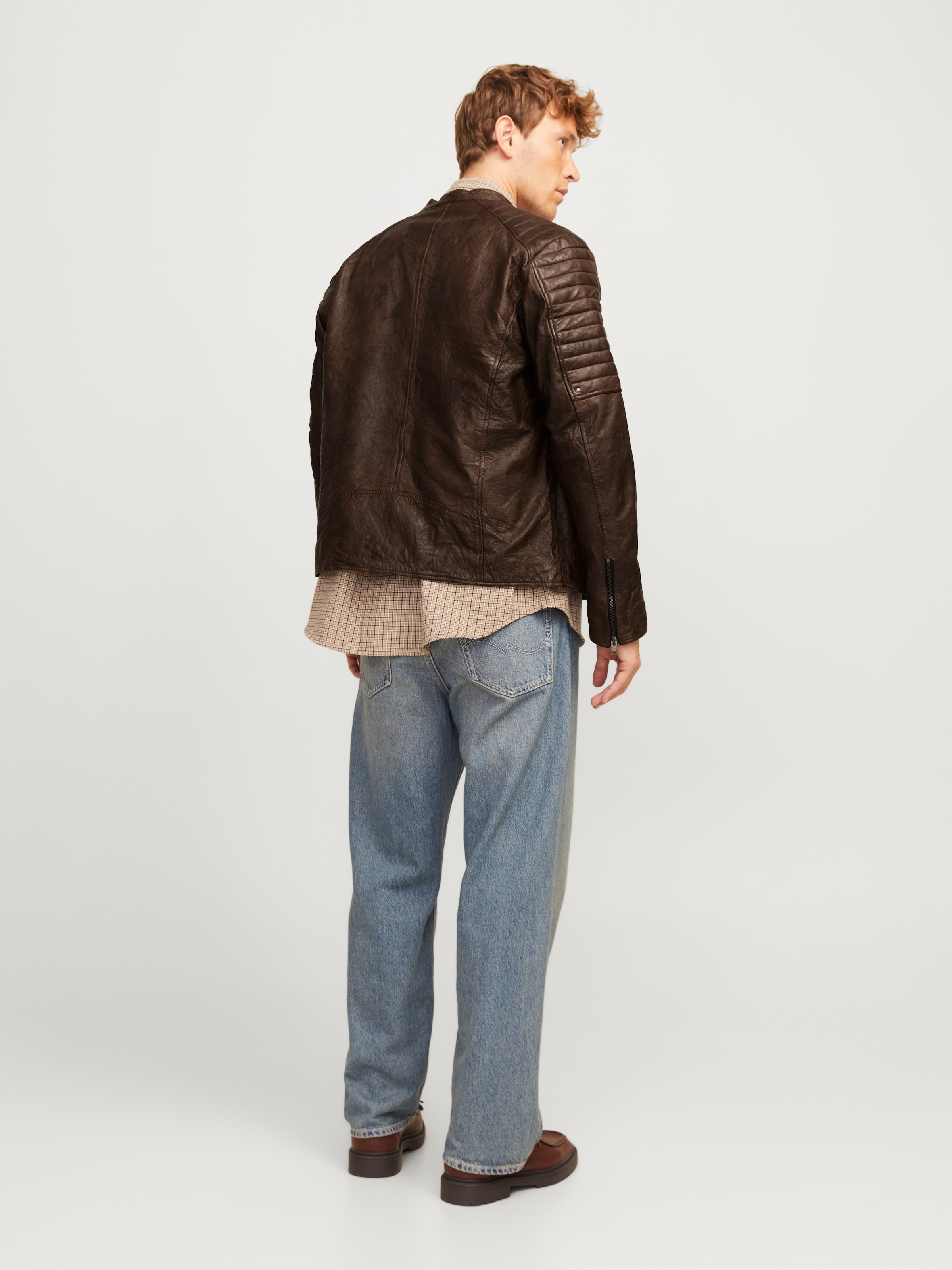 Jack & Jones Lederjacke »JJERICHARD LEATHER JACKET NOOS«