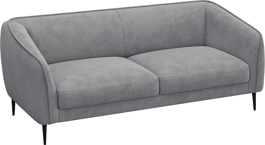 FLEXLUX 2,5-Sitzer »Belle Designsofa, Couch, bequem durch Kaltschaum im Sitz«, Skandinavisches Design, In hochwertiger Verarbeitung