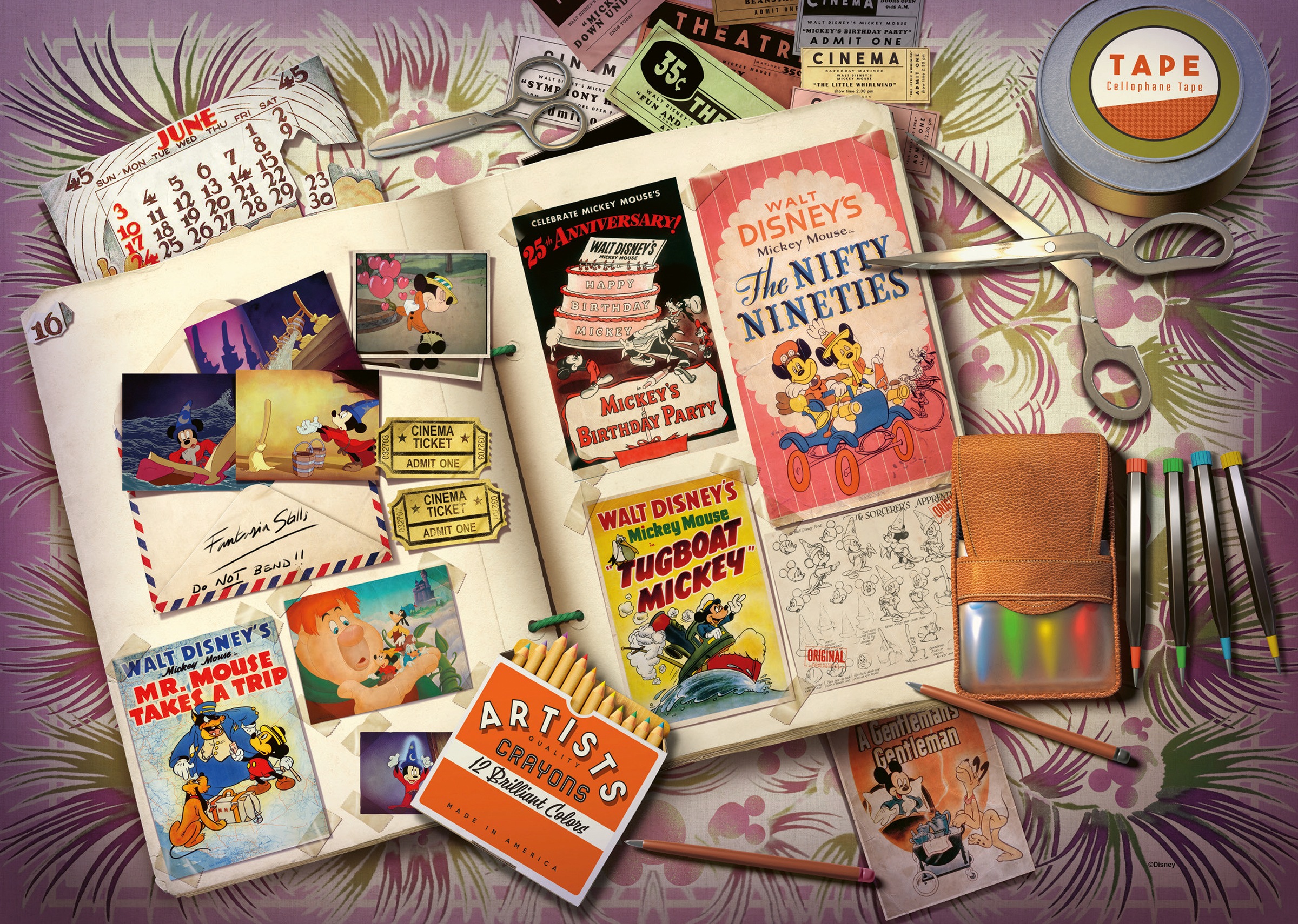 Ravensburger Puzzle »Disney Mickey Mouse, 1940 Mickey Moments«, Made in Germany