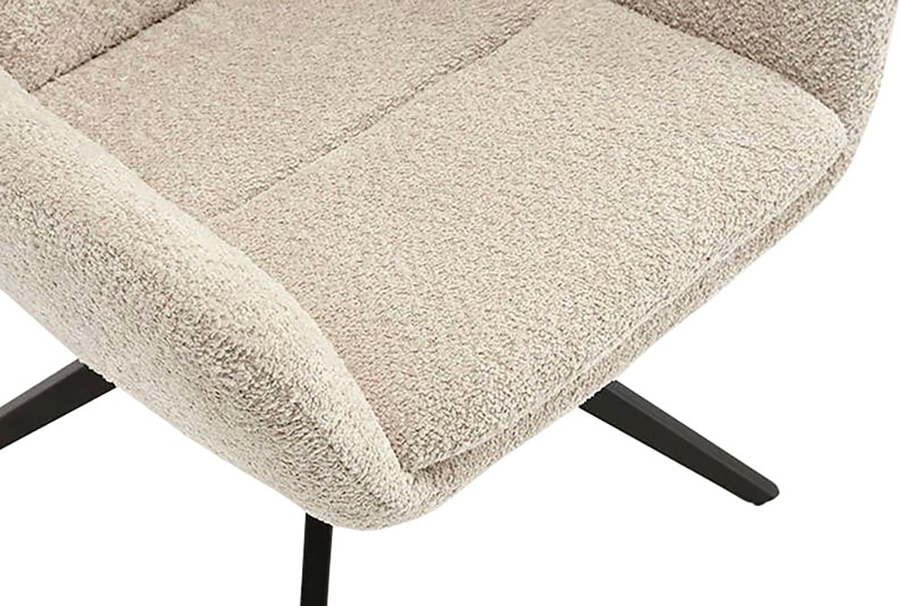 Home affaire Esszimmerstuhl »Taragona«, (Set), 2 St., Boucle, mit unterschiedlichen Beingestellen, Holz oder Metall