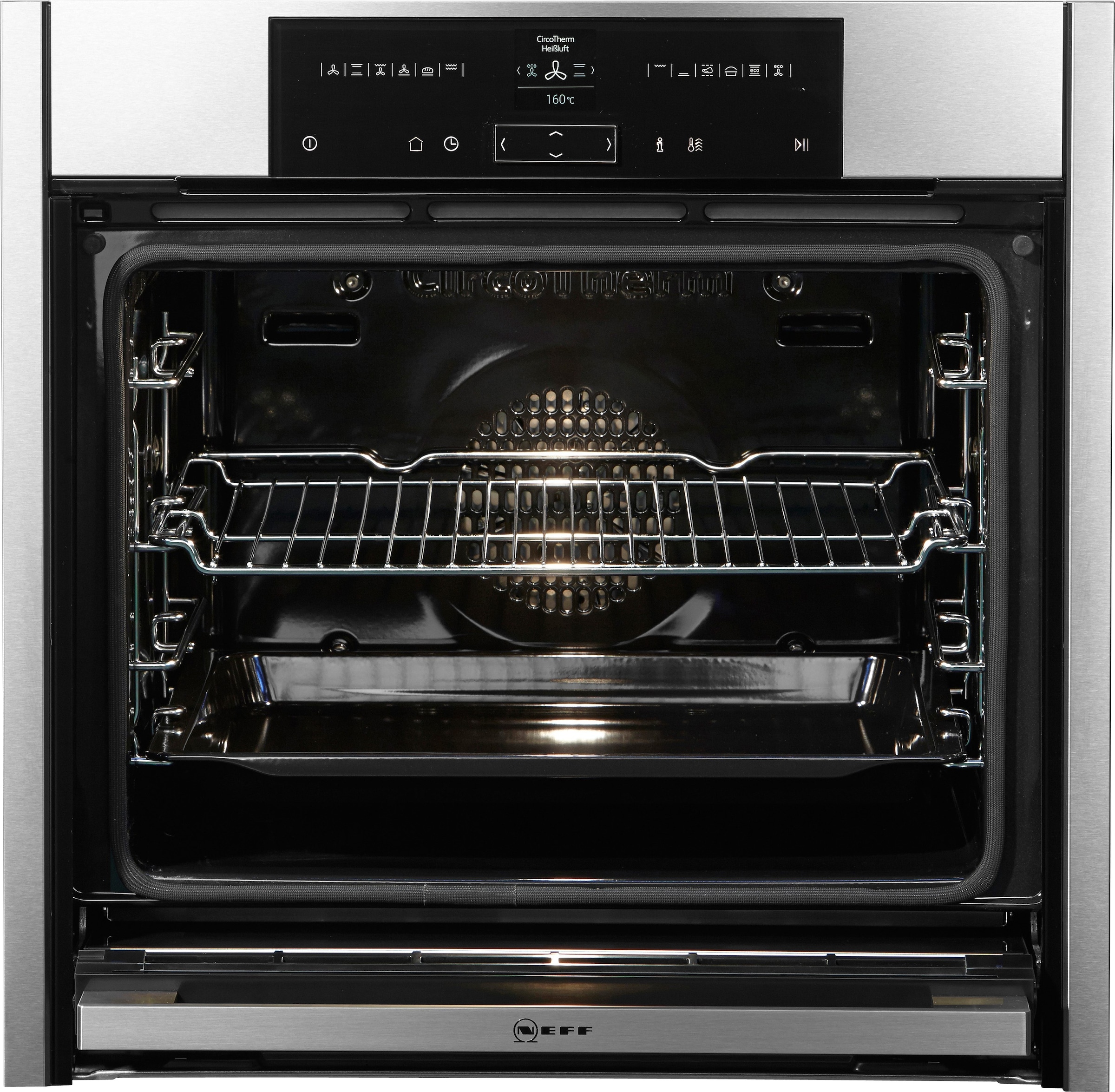 4. Bild von NEFF Pyrolyse Backofen »B55CR22N0«, N 70, B55CR22N0, mit Teleskopauszug nachrüstbar, Pyrolyse-Selbstreinigung, mit Slide&Hide®