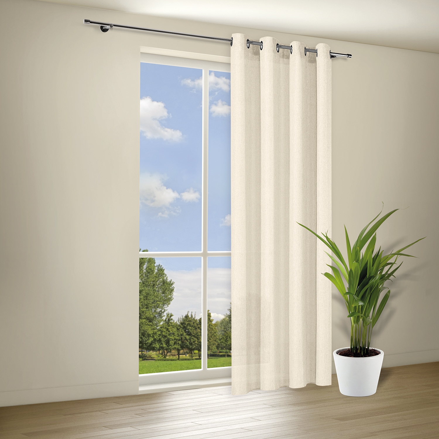 Home Living by Gerster Gardine »Bibiane« Ösen 1 Stk. tlg. günstig online kaufen