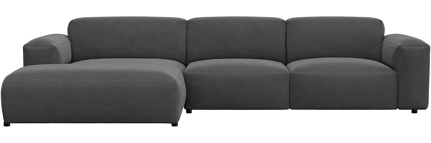 FLEXLUX Ecksofa »Lucera bequem und komfortabel durch hochwertigen Sitzaufba günstig online kaufen