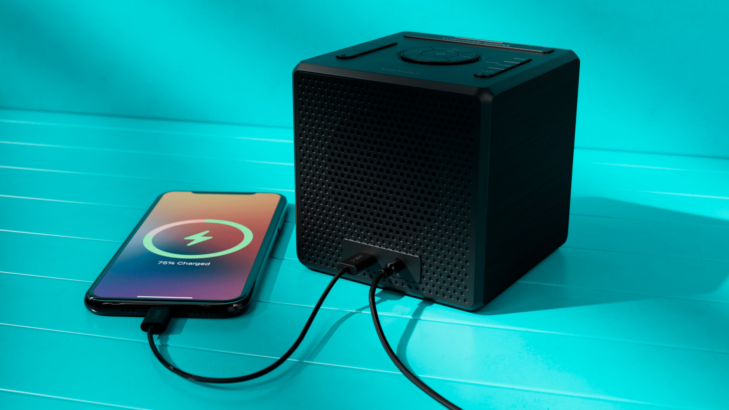 Philips Uhrenradio »TAR4600«, (UKW mit RDS-Digitalradio (DAB+) 1,4 W)
