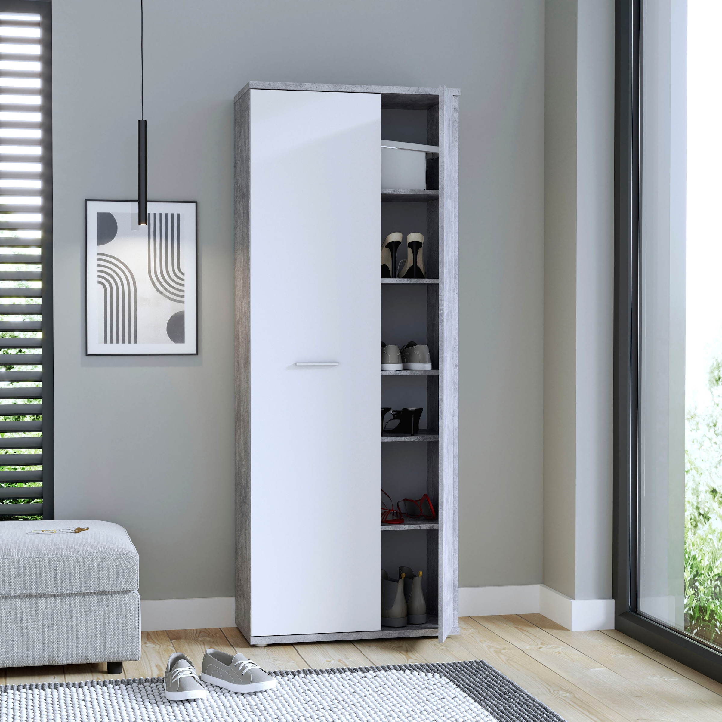 FORTE Schuhschrank »Netty«, Höhe ca, 179 cm
