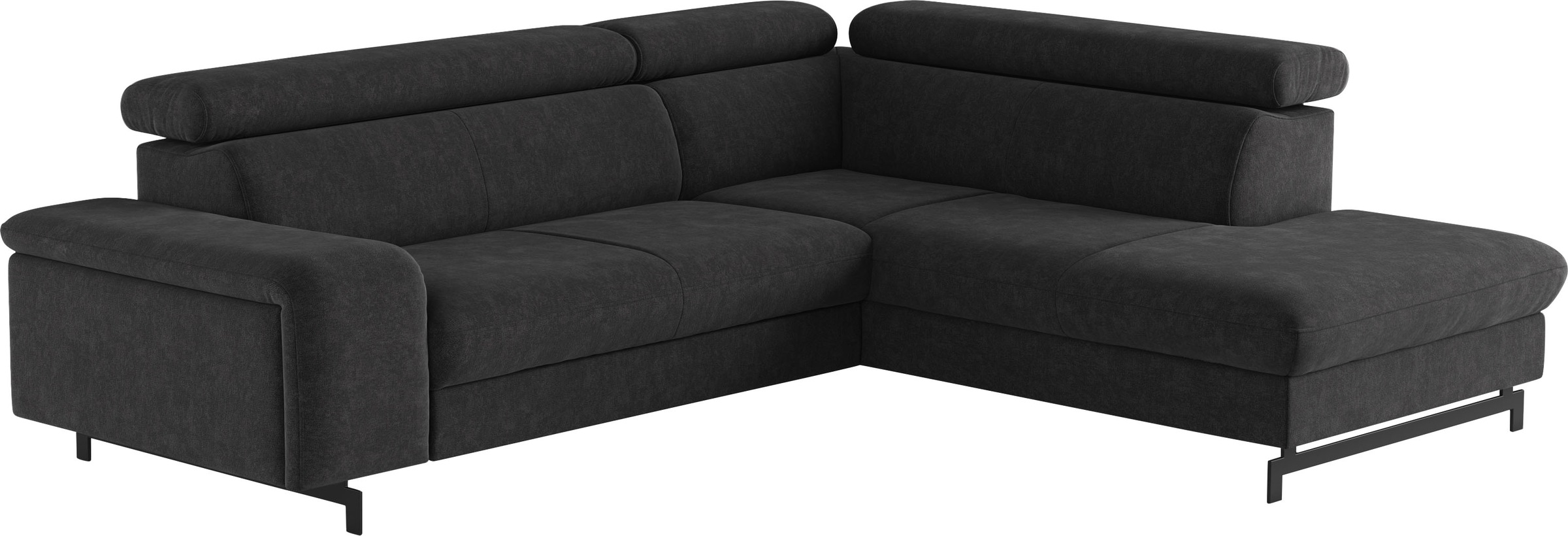 COTTA Ecksofa »Emma L-Form«, mit Kopfteilverstellung, wahlweise mit Bettfunktion & Bettkasten