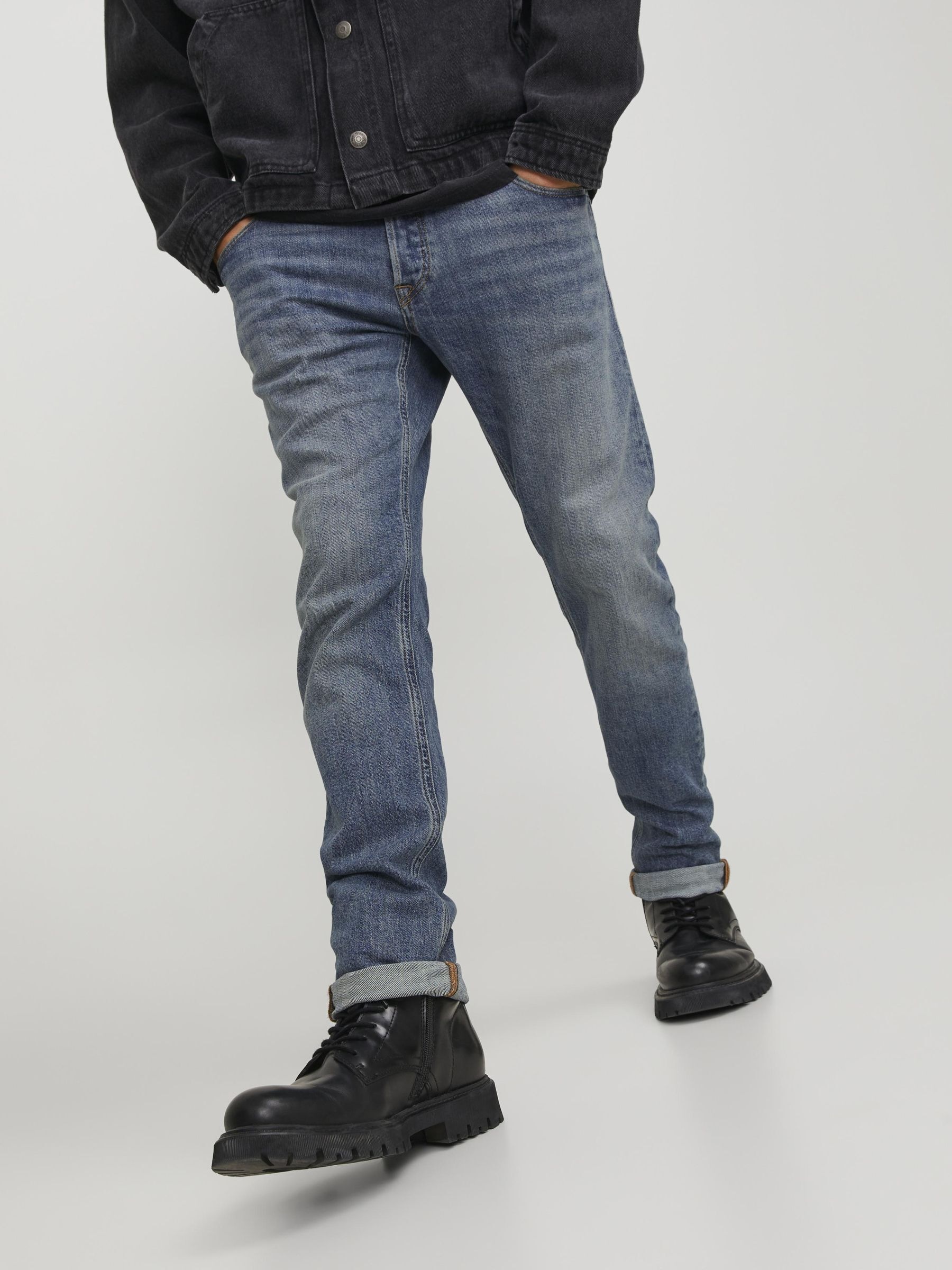 Jack & Jones Slim-fit-Jeans »JJIGLENN JJCOLE AM 171 SN«