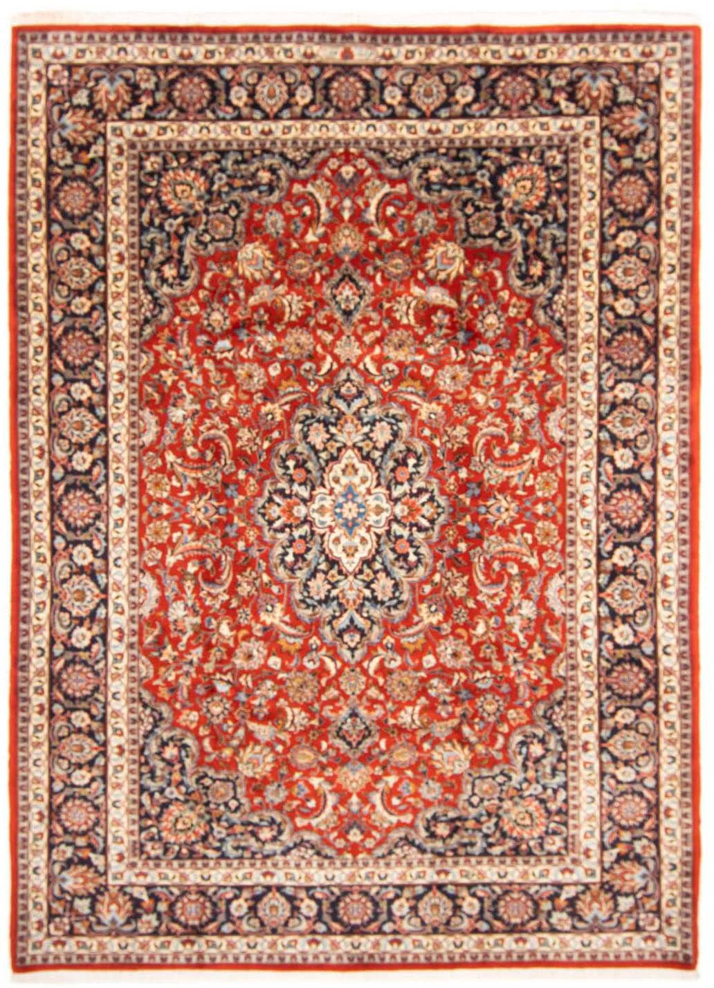 morgenland Wollteppich »Golpayegan Stark Gemustert Rosso 297 x 204 cm«, rec günstig online kaufen