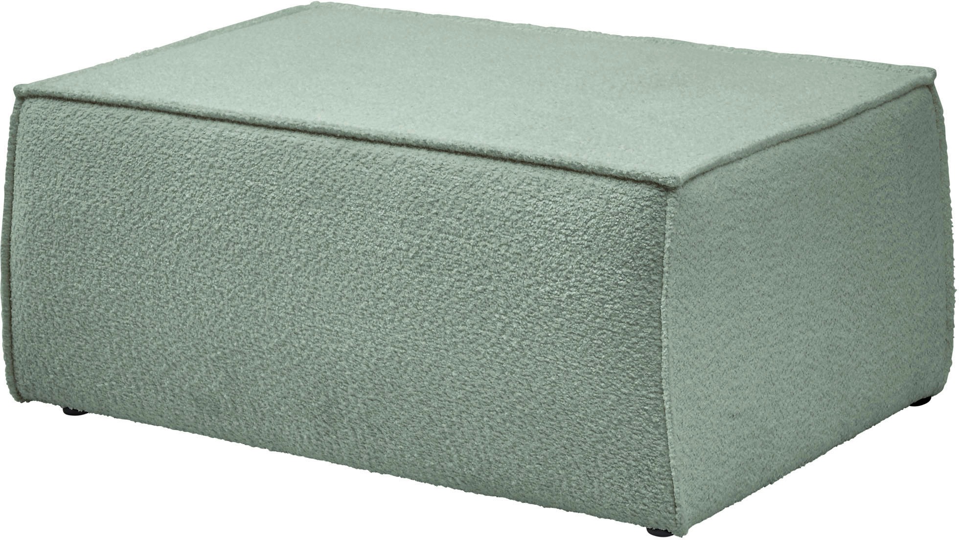 OTTO home Hocker »FINNLEY, Polsterhocker in Bouclé, Struktur fein u. Mega C günstig online kaufen