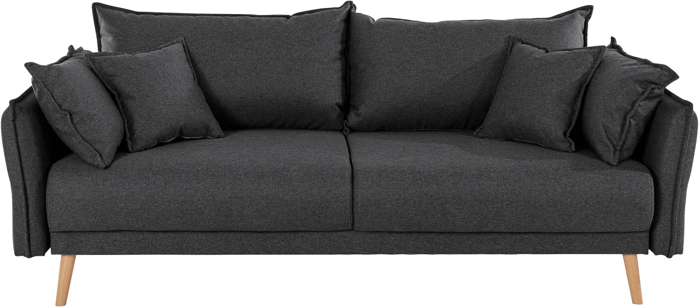 Home affaire Schlafsofa »Granbo«, incl. Bettfunktion und Bettkasten, Federkern-Polsterung, Seitentasche