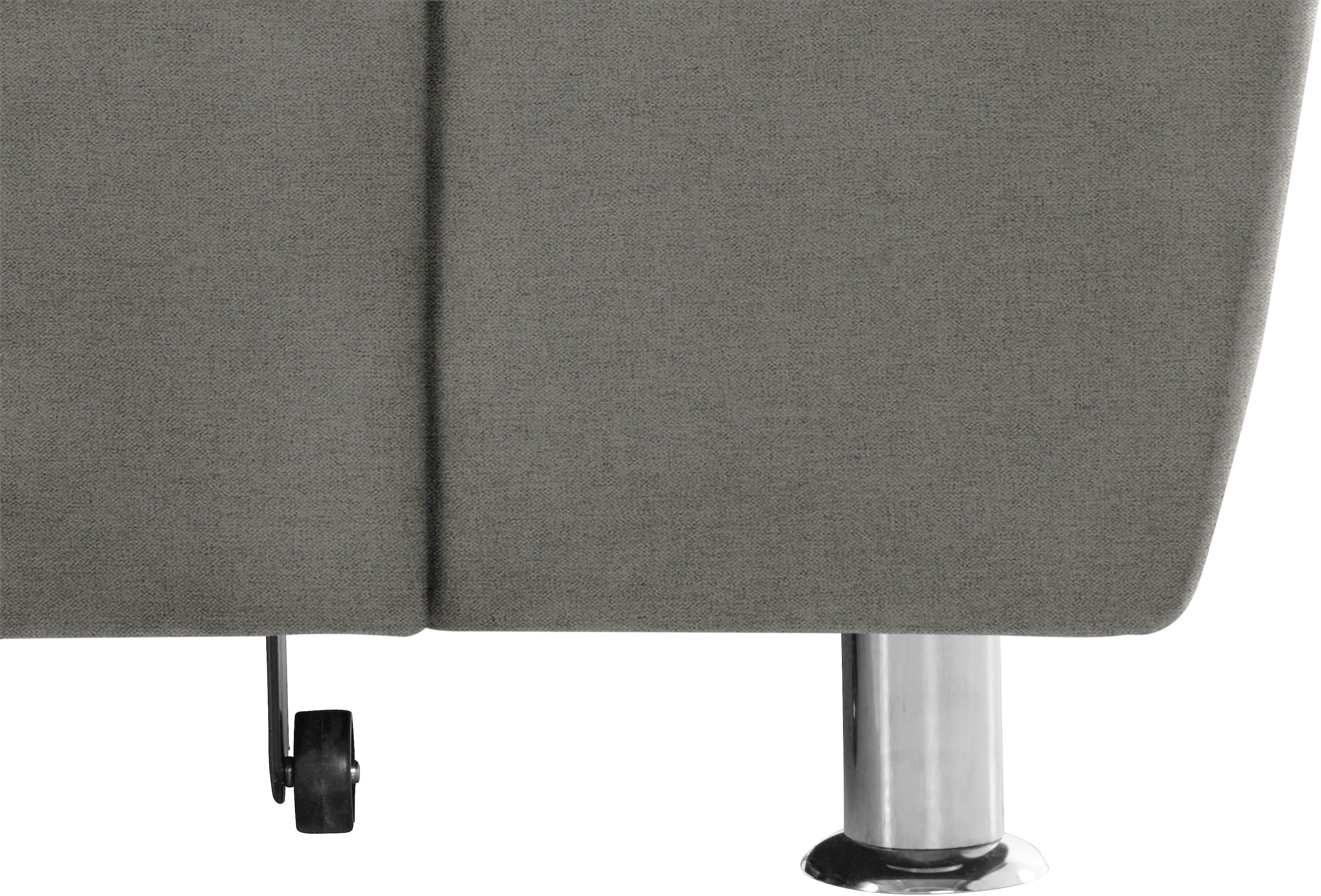 DOMO collection Ecksofa »Franzi L-Form«, wahlweise mit Kopfteilverstellung (dann Breite: 275 cm)