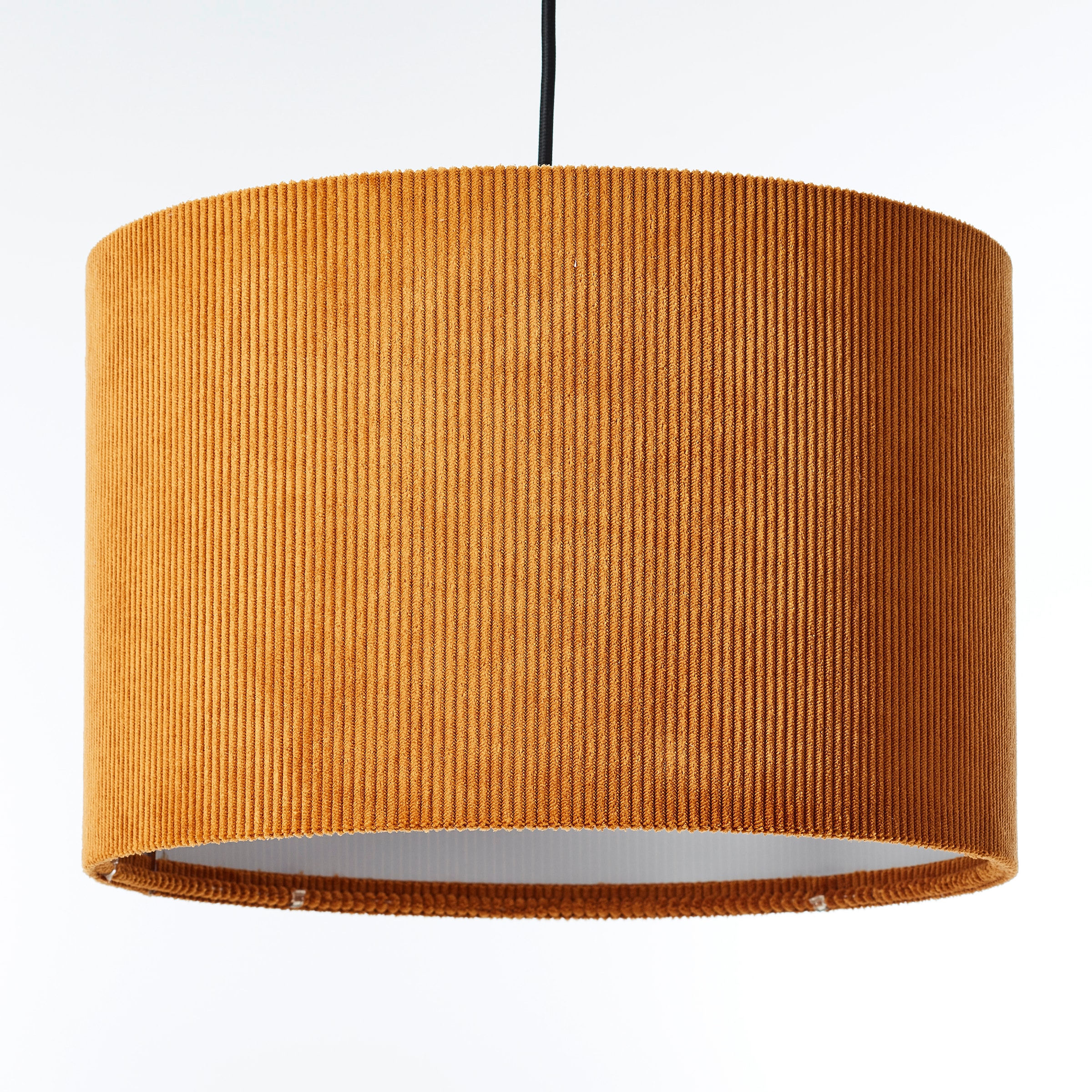 Brilliant Pendelleuchte »Tony«, 1 flammig, Leuchtmittel E27 | ohne Leuchtmittel, mit Cord-Lampenschirm, 150 x 35 cm, E27, kürzbar, Textil
