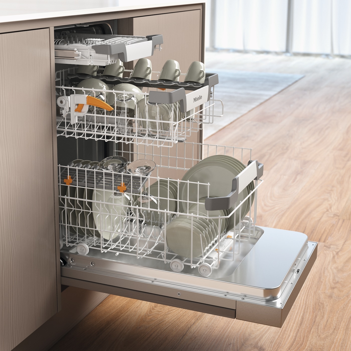 Miele teilintegrierbarer Geschirrspüler »G 5740 SCi SL« 9 Maßgedecke
