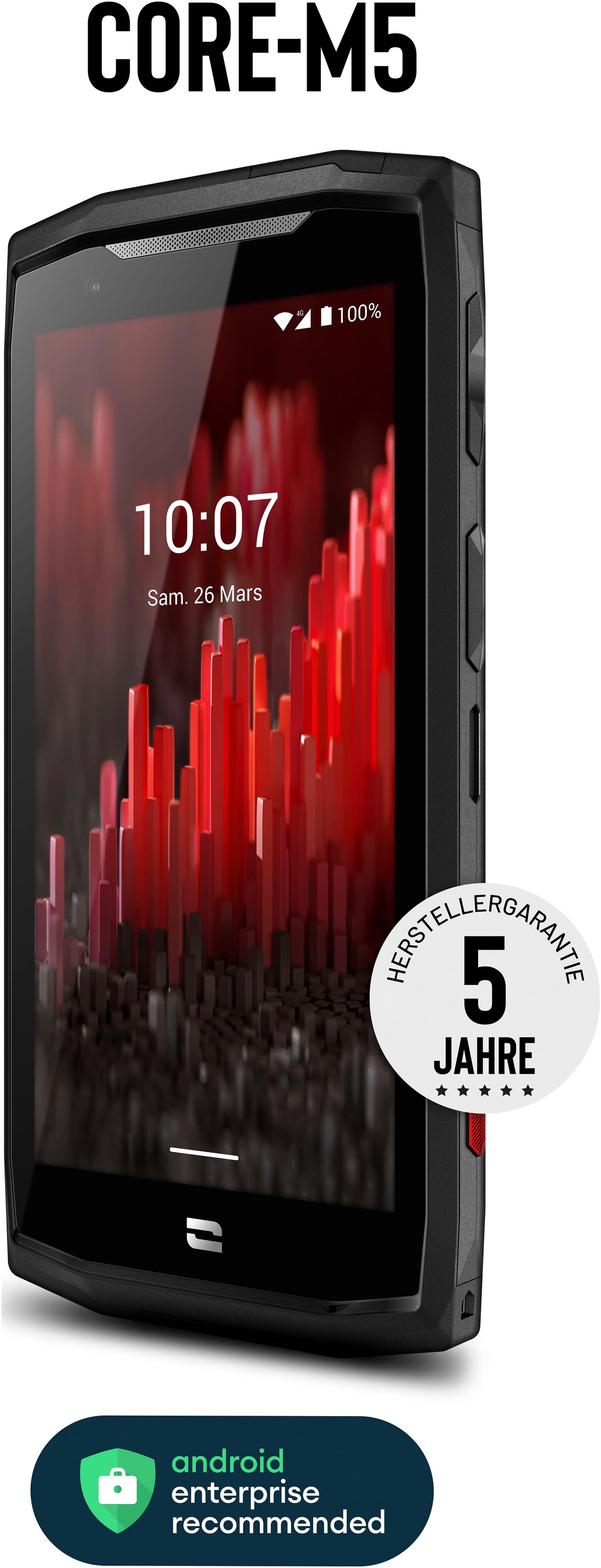 CROSSCALL Smartphone »Core-M5«, schwarz