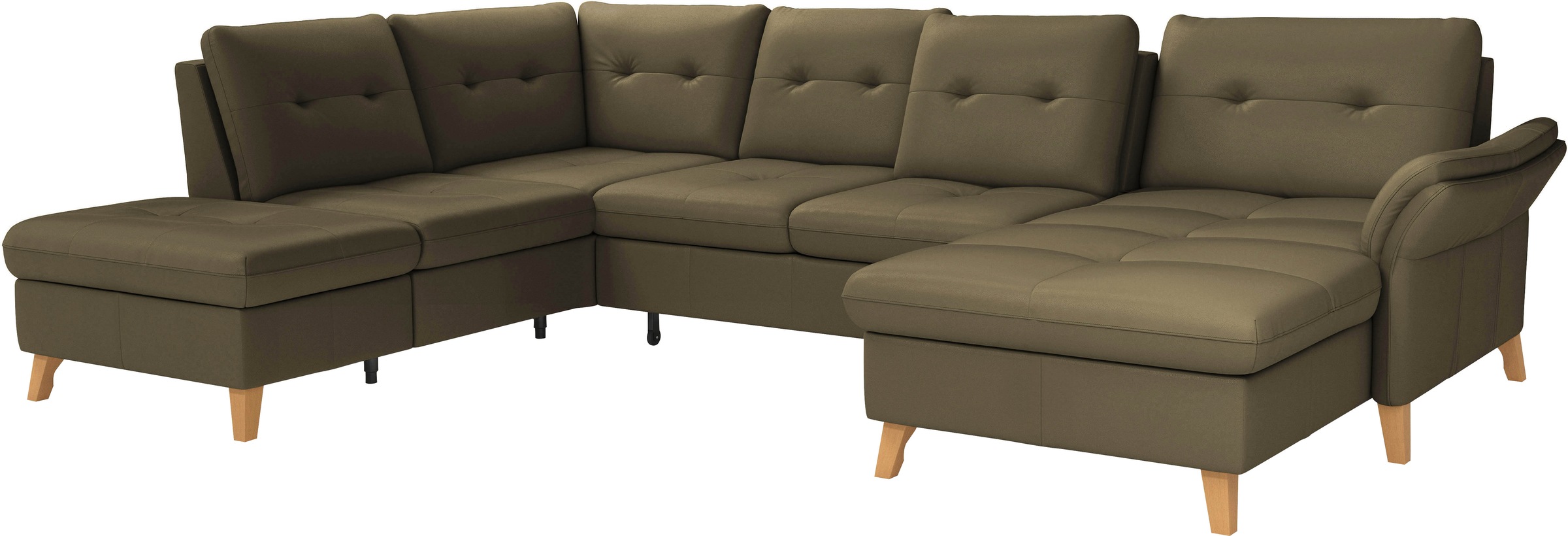 sit&more Wohnlandschaft »Göteborg«, inkl. Sitztiefenverstellung, wahlweise mit Bettfunktion & Bettkasten