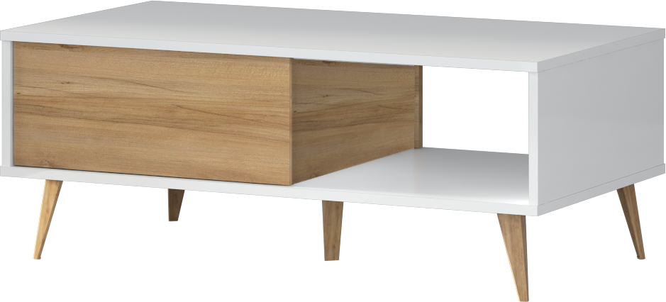 Home affaire Couchtisch »Vida«, (H/B/T): 43/111/60cm), UV lackiert, kratzfe günstig online kaufen