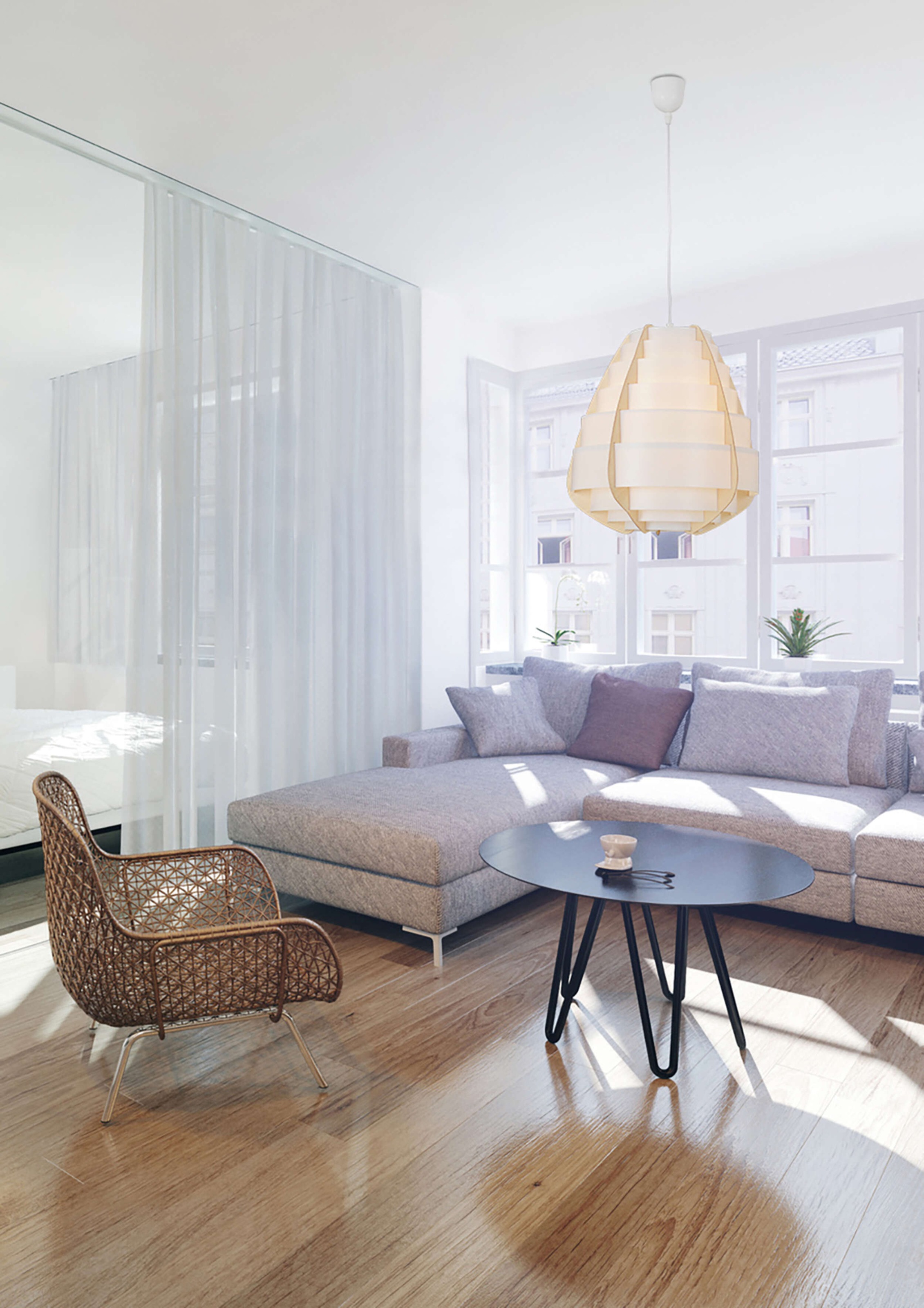 näve Pendelleuchte »Malmö«, 1 flammig, traubenförmig, nordisches Design, ex günstig online kaufen