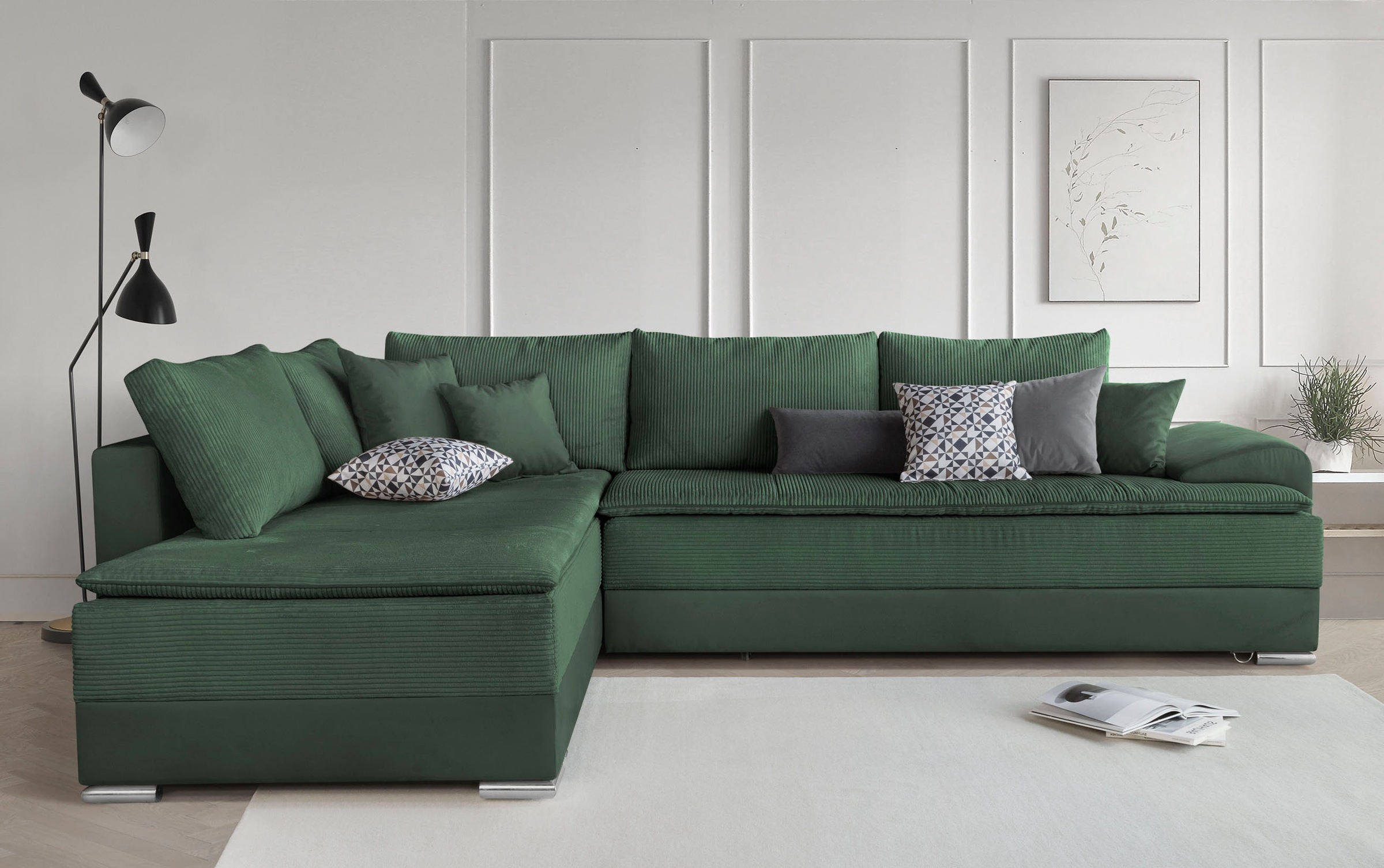 INOSIGN Ecksofa »Boxspringbett Night & Day L-Form mit Dauer-Schlaffunktion günstig online kaufen