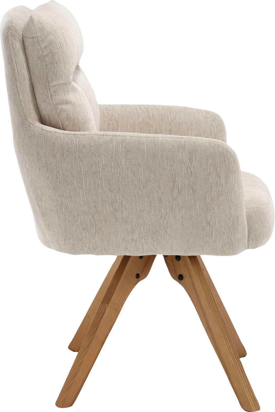 Home affaire Esszimmerstuhl »Monaco, TOPSELLER!«, (Set), 2 St., Boucle, verschiedene Gestelle wählbar, Belastbar bis 120 Kg
