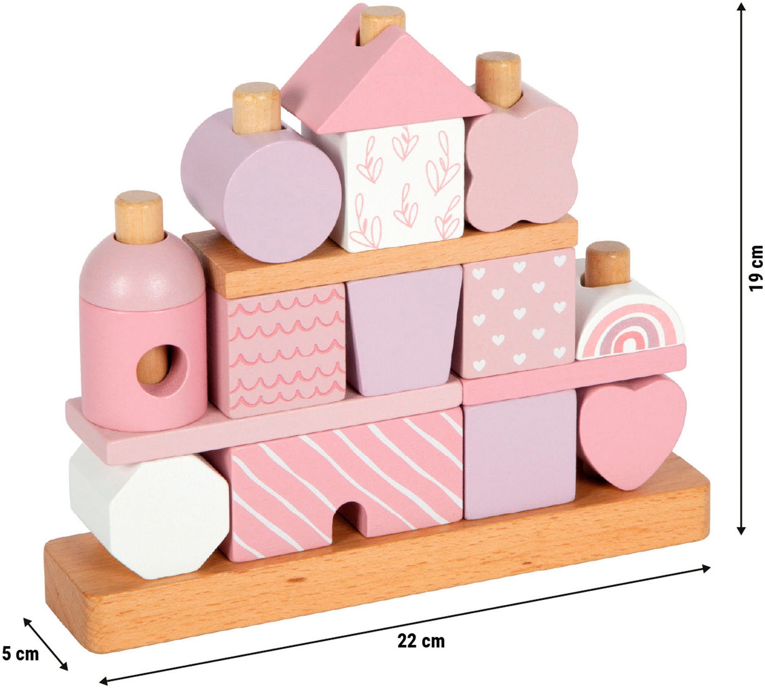 Small Foot Stapelspielzeug »Stapelhaus«