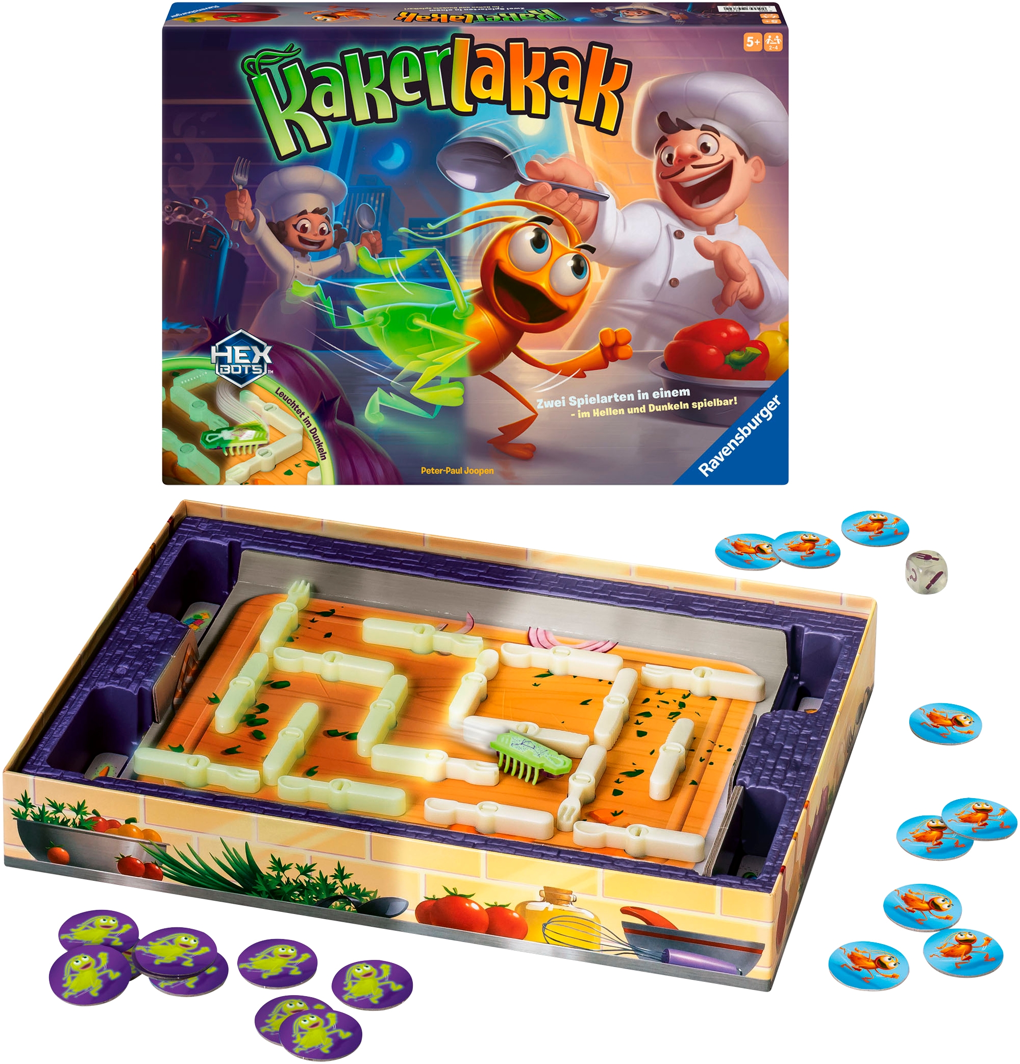 Ravensburger Spiel »Kakerlakak - Glow in the Dark«, Made in Europe