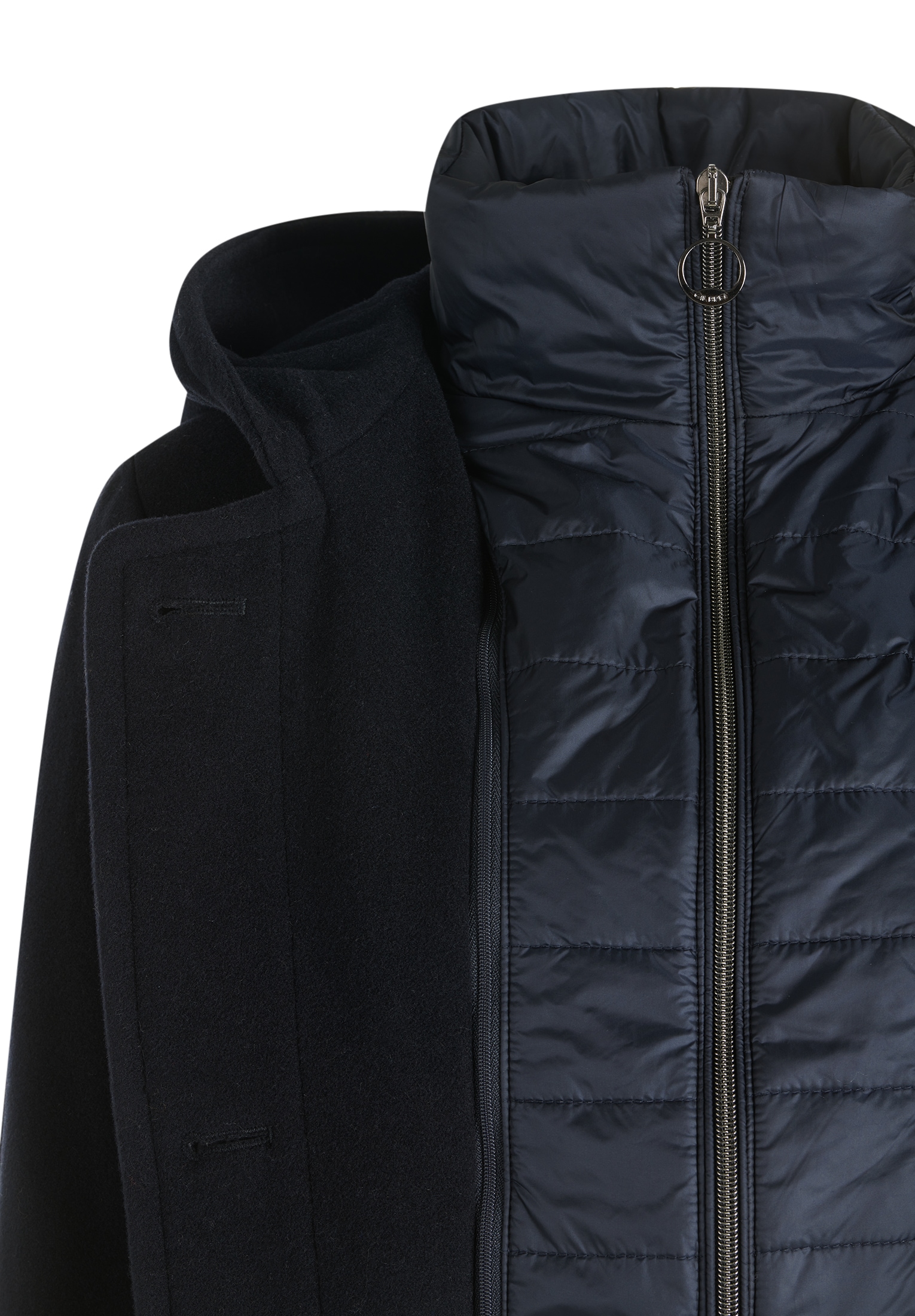 Gil Bret Fleecejacke mit Kapuze mit Knopfleiste und Wolle
