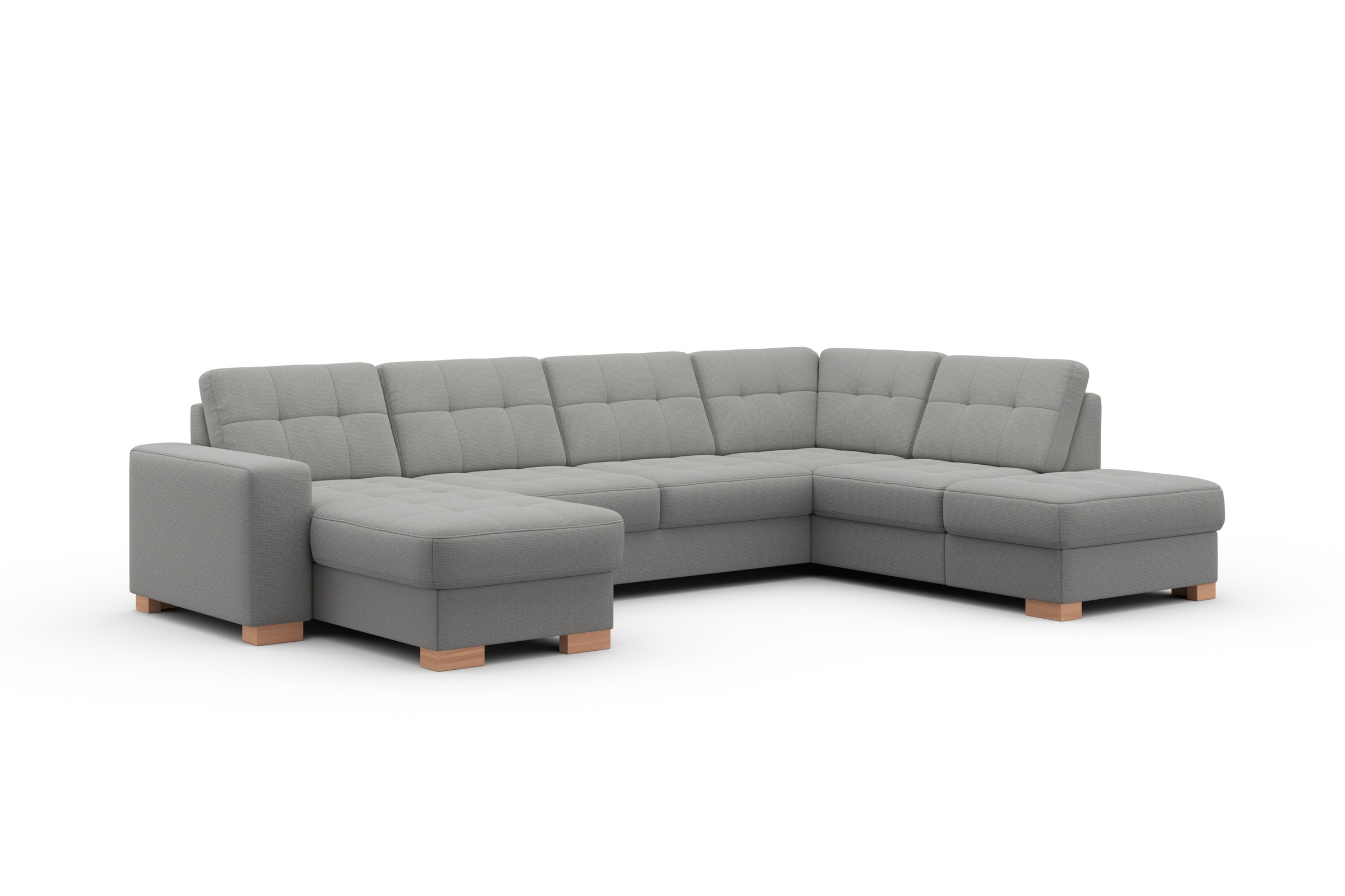 sit&more Wohnlandschaft »Quincy U-Form«, wahlweise mit Bettfunktion und Bettkasten