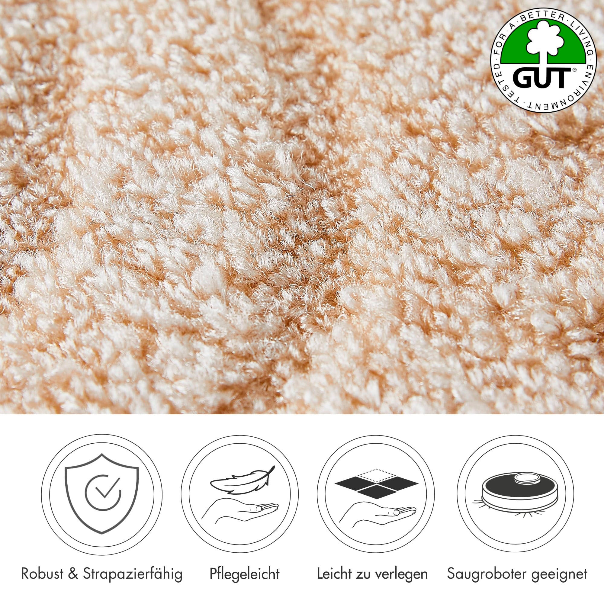 Andiamo Teppichboden »Amberg, Strukturschlinge, Made in Belgium«, rechtecki günstig online kaufen