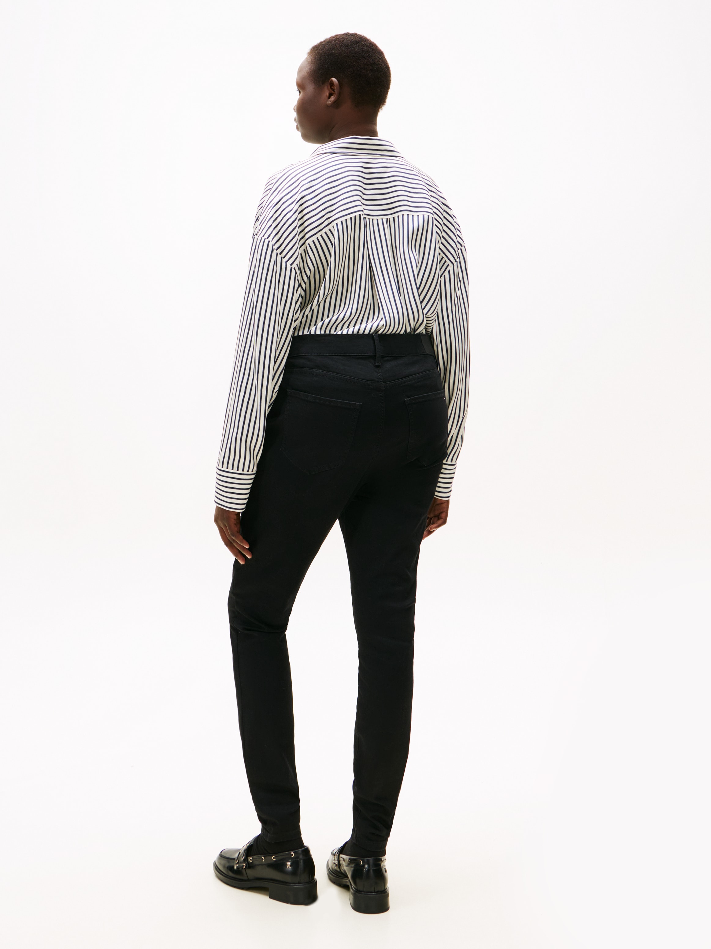 Tommy Hilfiger Curve Skinny-fit-Jeans »CRV DNM BLACK HARLEM U SKINNY HW« in großen Größen