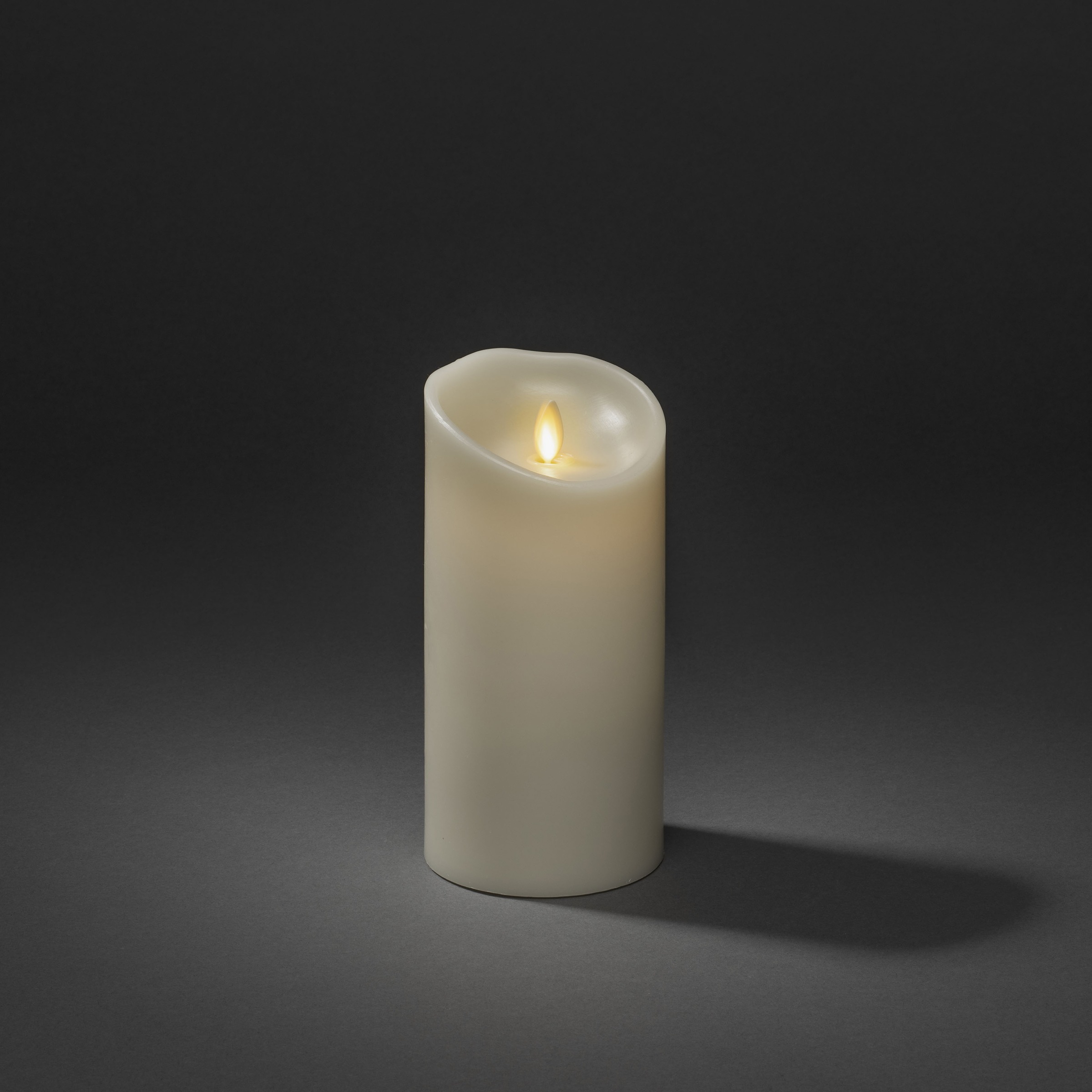 KONSTSMIDE LED-Kerze, LED Echtwachskerze cremeweiß, mit 3D Flamme und gesch günstig online kaufen