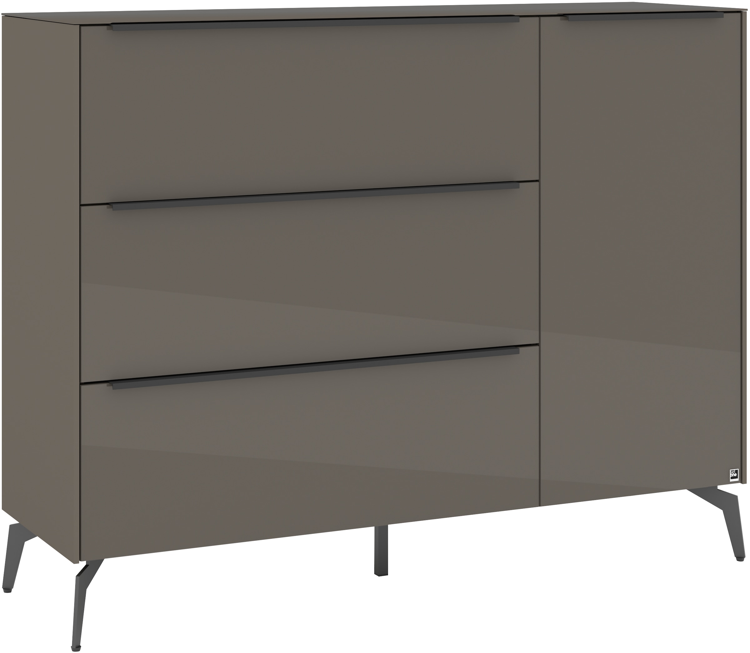 set one by Musterring Sideboard »Reno« 1 Stk. tlg. Mit Winkelfuß in diversen Farben, 109 cm Höhe & Farbauswahl