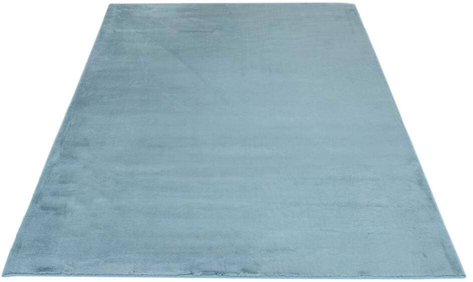 Carpet City Hochflor-Teppich »TOPIA 400«, rechteckig, 21 mm Höhe, Kunstfell-Teppich mit Kaninchenfell-Optik, Haptik, Schlafzimmer