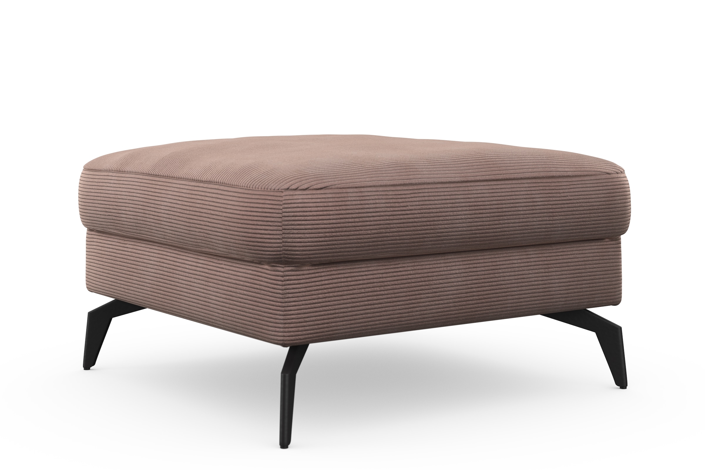 sit&more Polsterhocker »Cabana«, mit stylischen Metallfüßen