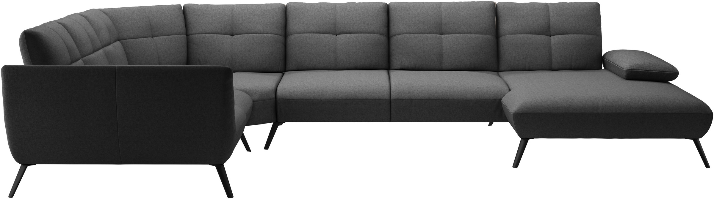 Places of Style Wohnlandschaft »Mikado U-Form«, inkl. Sitztiefenverstellung und Armteilverstellung