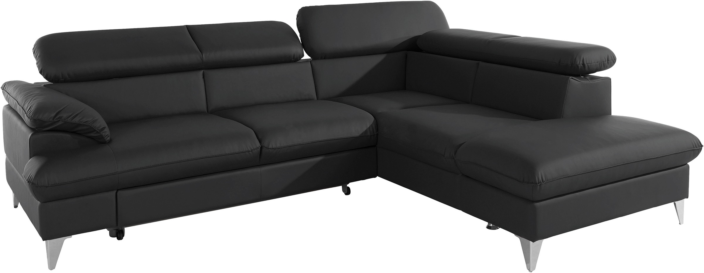 COTTA Ecksofa »Caluso L-Form«, mit Kopfteilverstellung, wahlweise mit Bettfunktion & Bettkasten