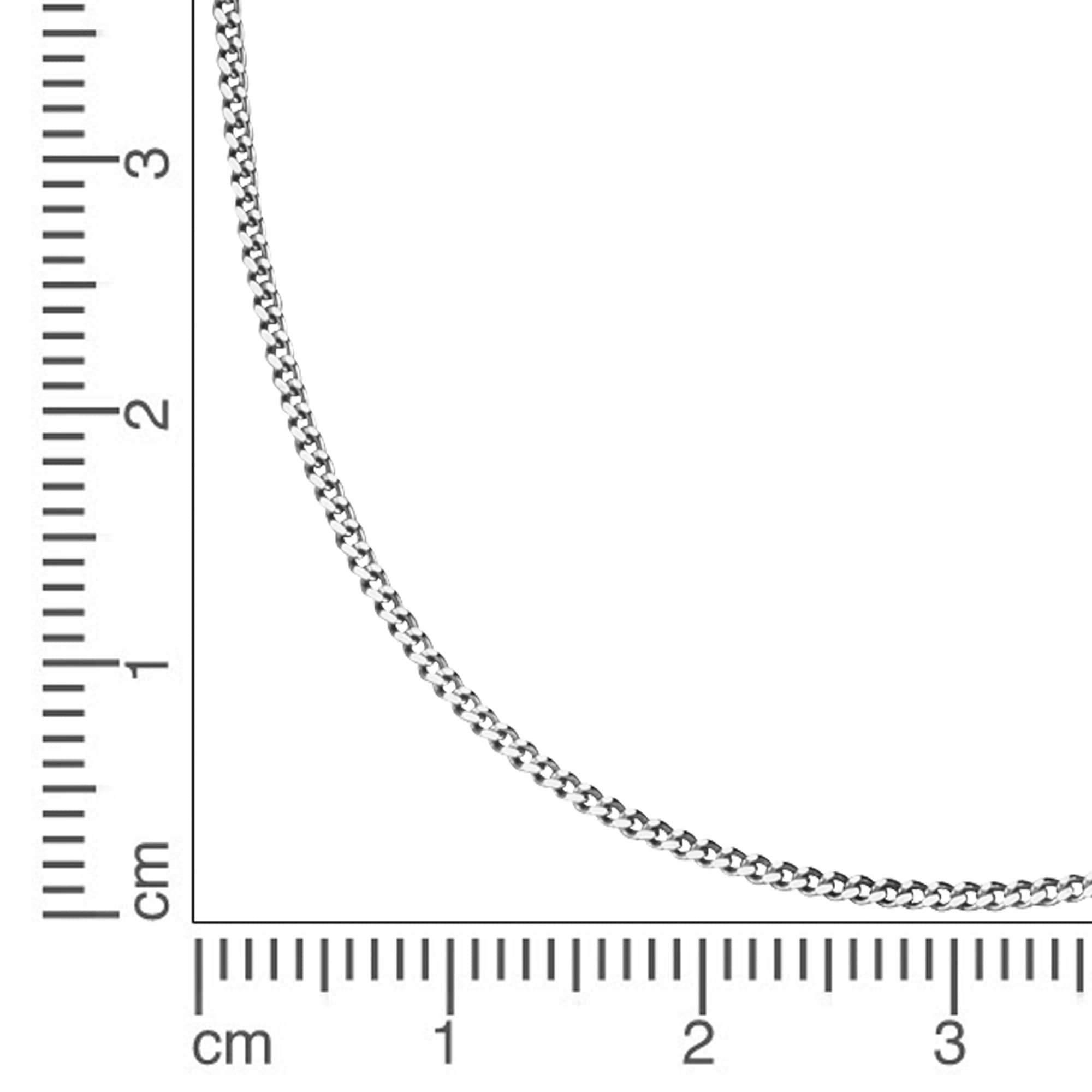 Fascination by Ellen K. Collierkettchen »Weißgold 585 Panzerkette mit einer Länge von 45/42cm«