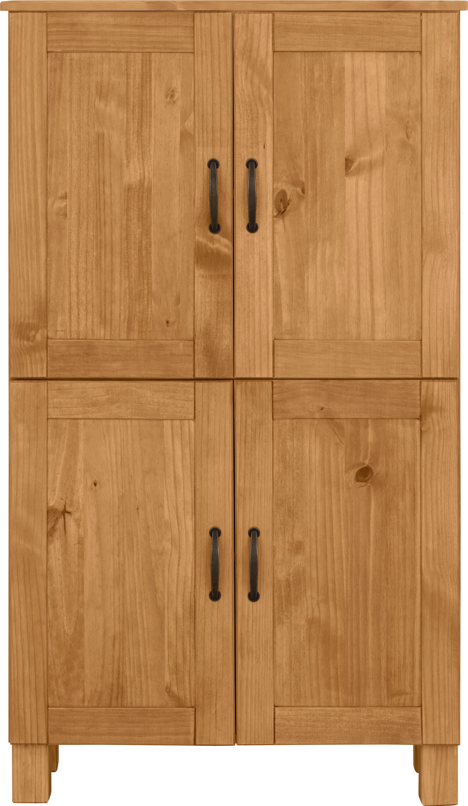 Home affaire Midischrank »Rodby«, FSC®-zertifiziertes Massivholz, Breite 75cm, Höhe 130cm