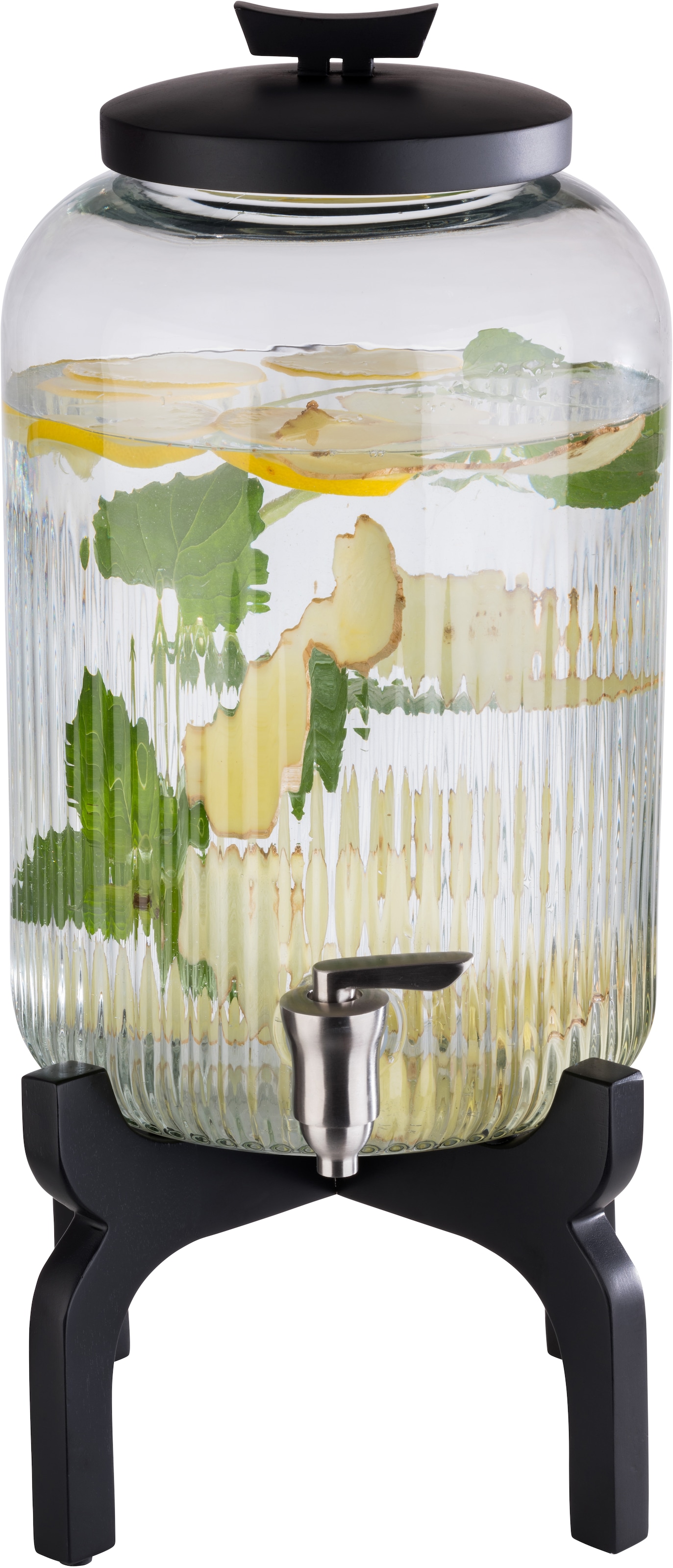 APS Getränkespender »Asia«, Behälter aus Glas, Zapfhahn aus Edelstahl, 7 Liter Fassungsvermögen