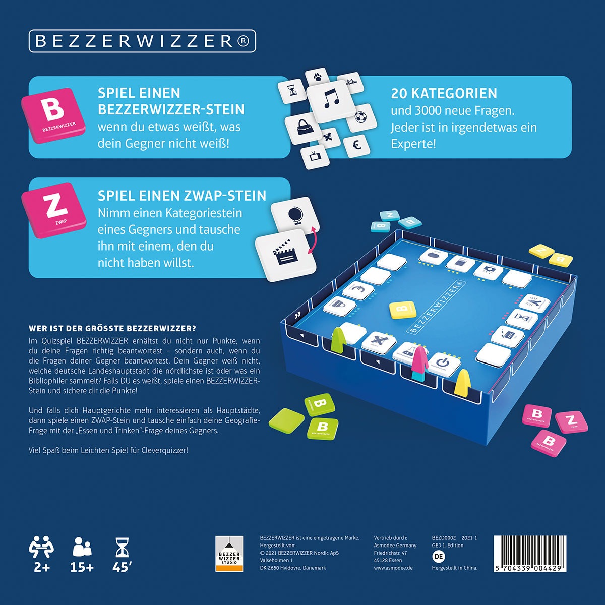 Asmodee Spiel »Bezzerwizzer«