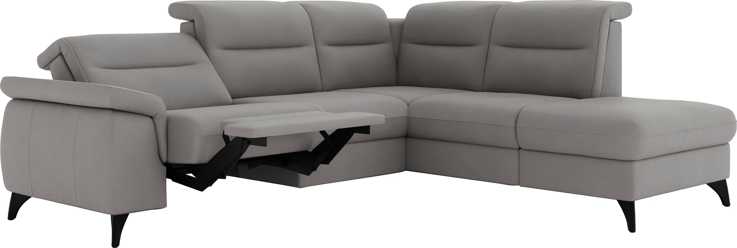 sit&more Ecksofa »Astoria L-Form«, wahlweise mit motorischer Relaxfunktion