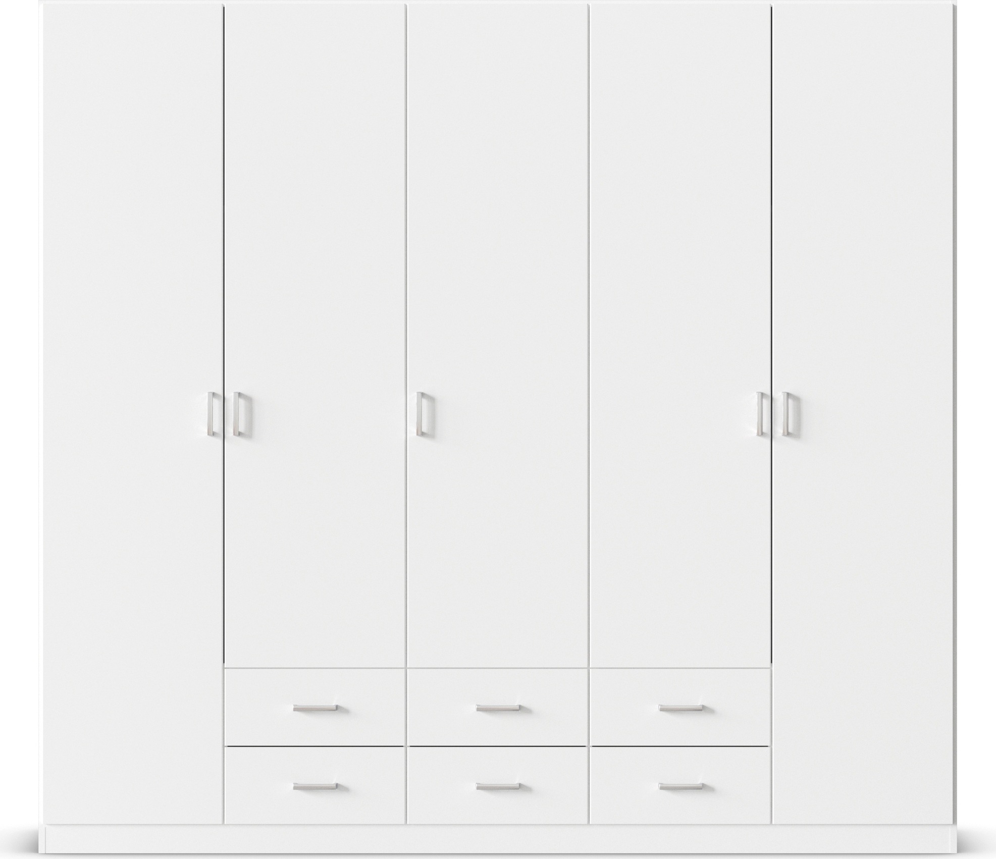 rauch Drehtürenschrank »Kleiderschrank Schrank Garderobe Wäscheschrank GAMMA in 3 Breiten«, mit 6 Schubladen, in schlichtem Design TOPSELLER MADE IN GERMANY