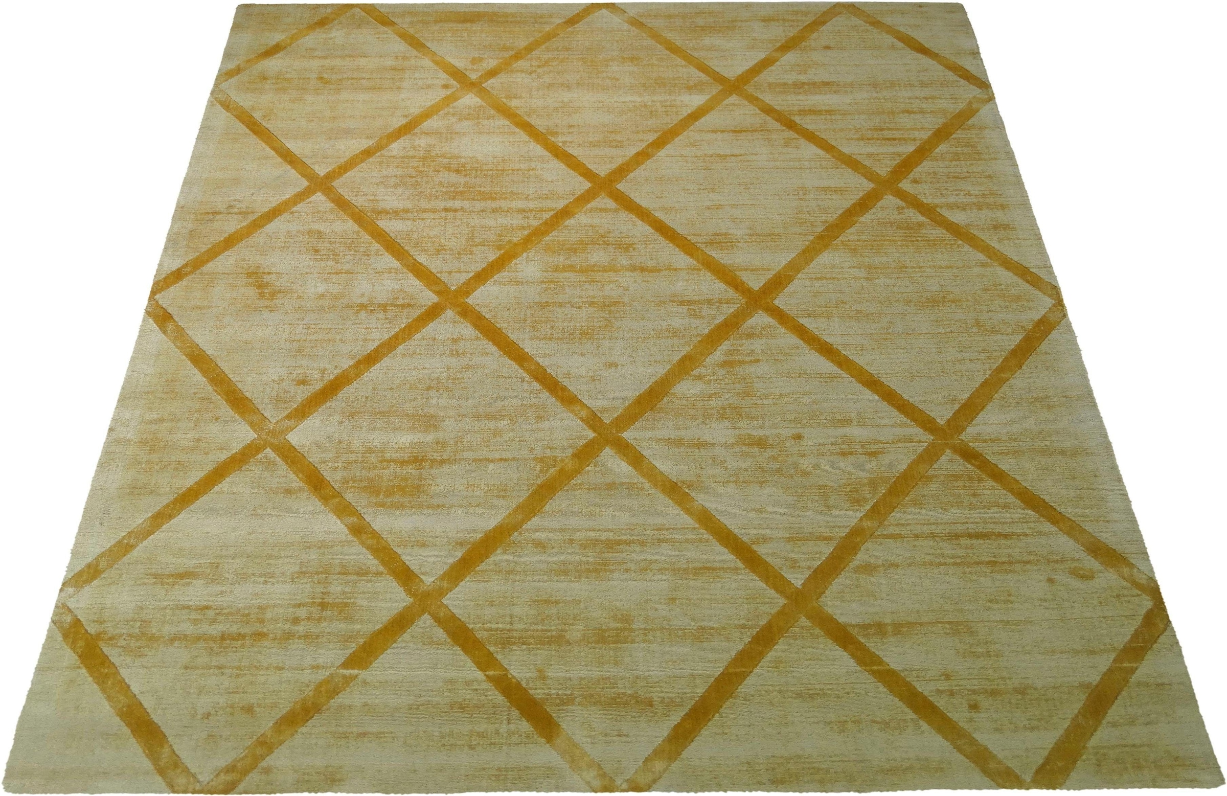 my home Teppich »Blerina«, rechteckig, 13 mm Höhe, elegant glänzender Kurzflorteppich in Seiden-Optik