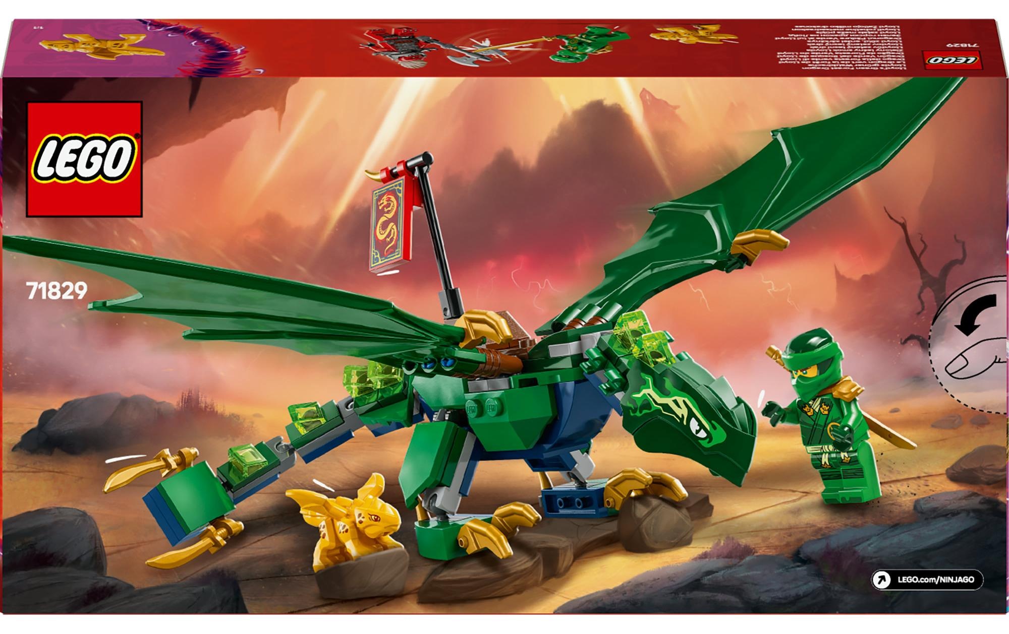 LEGO® Spielbausteine »Ninjago Lloyds grüner Walddrache 71829«