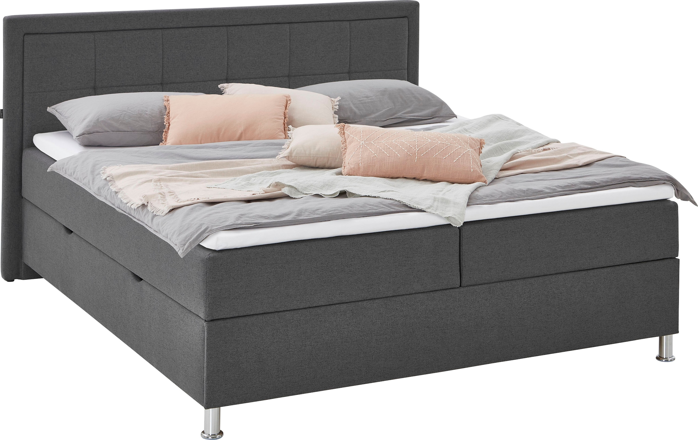 INOSIGN Boxbett »Fergus«, mit Bettkasten, inkl. Topper