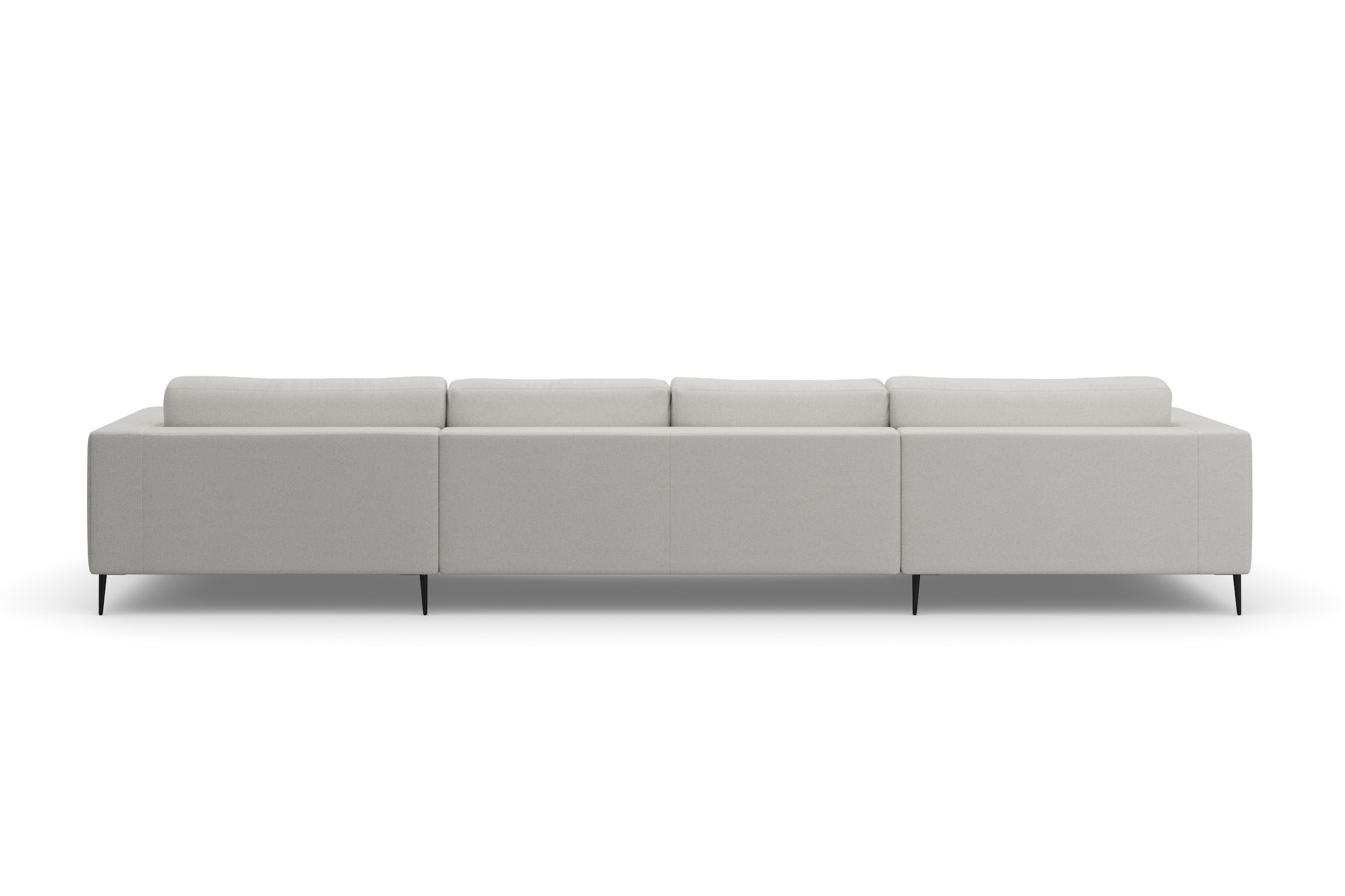 DOMO collection Wohnlandschaft »Modica U-Form«, XXL, in moderner Optik mit, 2 großzügigen Recamieren, auch in Cord