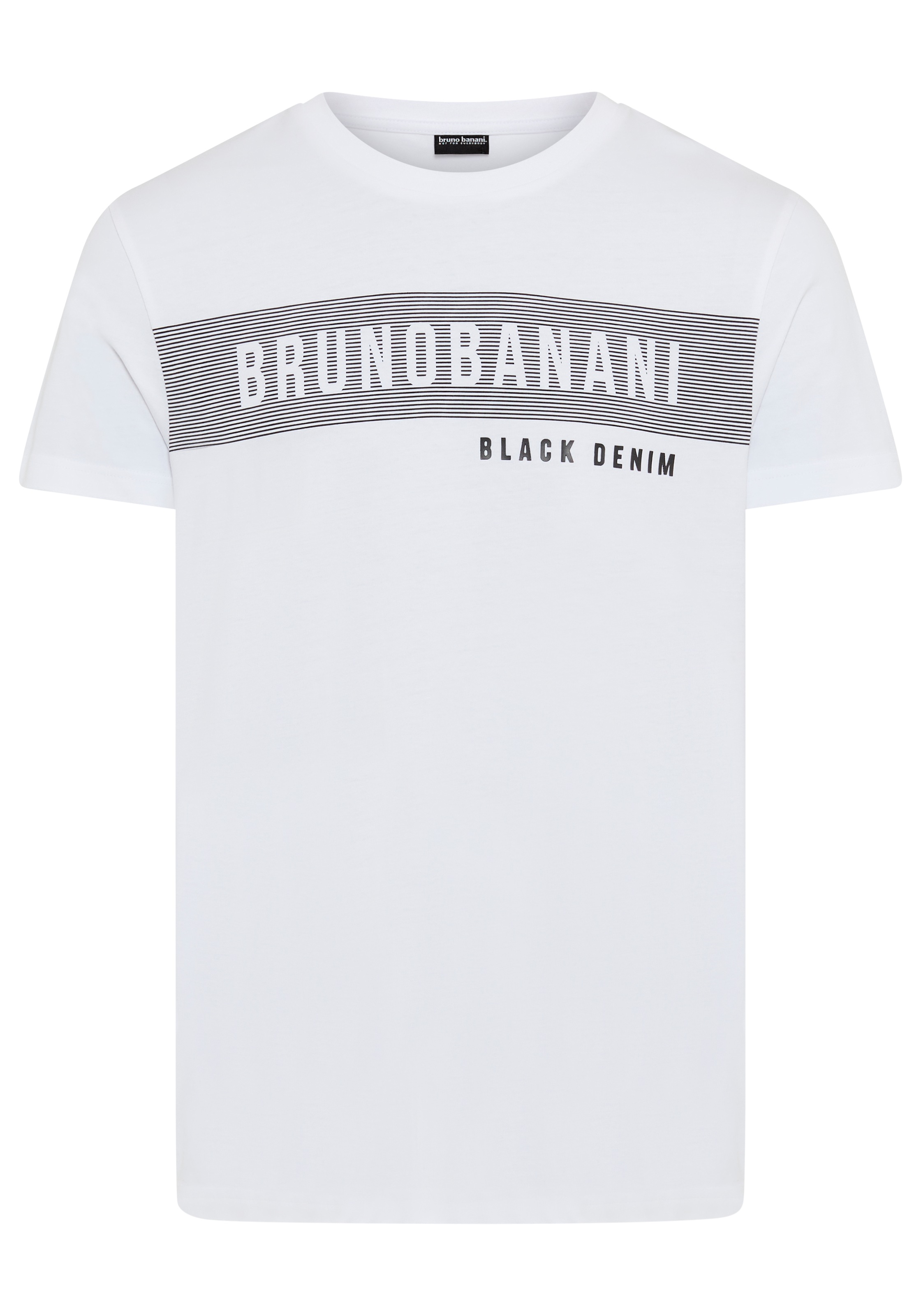 Bruno Banani T-Shirt, kurzärmelig, schmal geschnitten, Rundhalsausschnitt