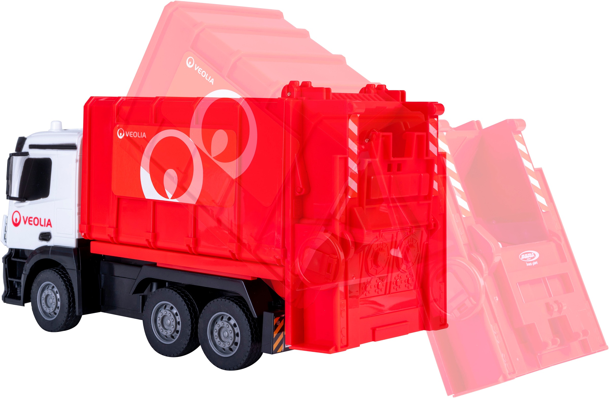 Jamara RC-LKW »Müllwagen Mercedes-Benz Antos 2,4GHz«, LED-Licht vorne; Maßstab 1:26