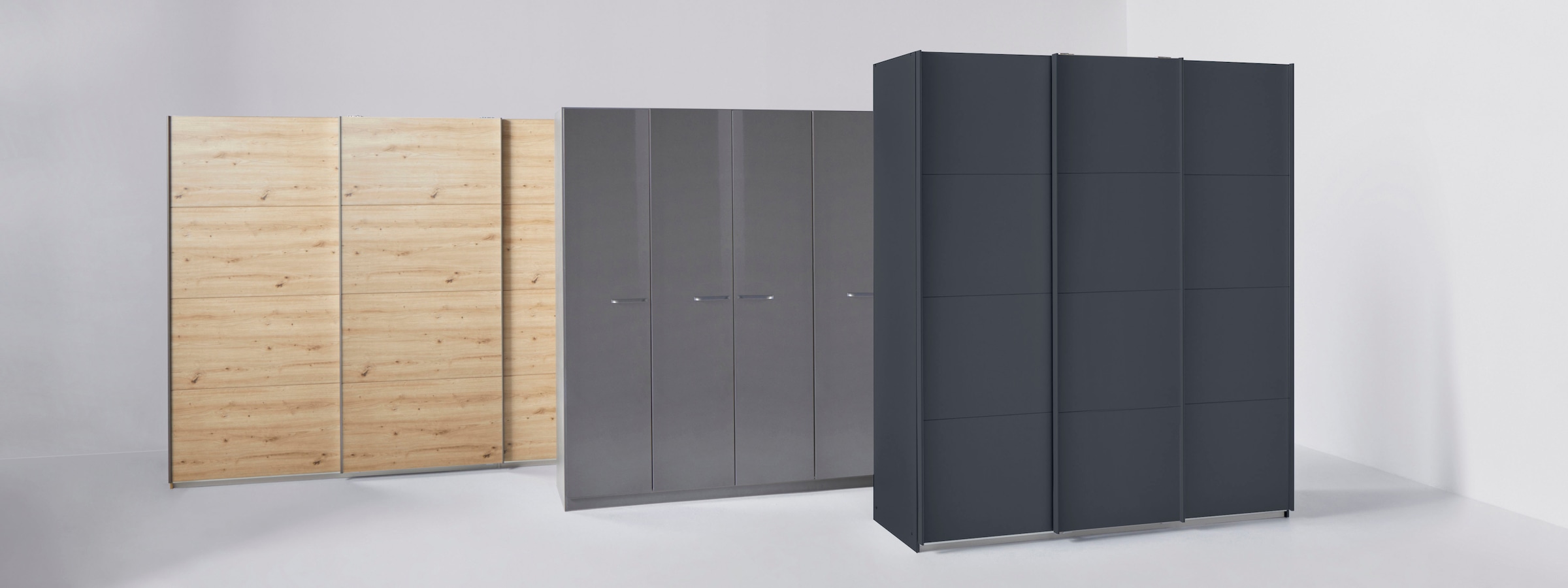 rauch Schwebetürenschrank »Kleiderschrank Schrank Garderobe TOPSELLER OTELI inkl. Inneneinteilung«, mit 3 Innenschubladen sowie zusätzlichen Einlegeböden MADE IN GERMANY