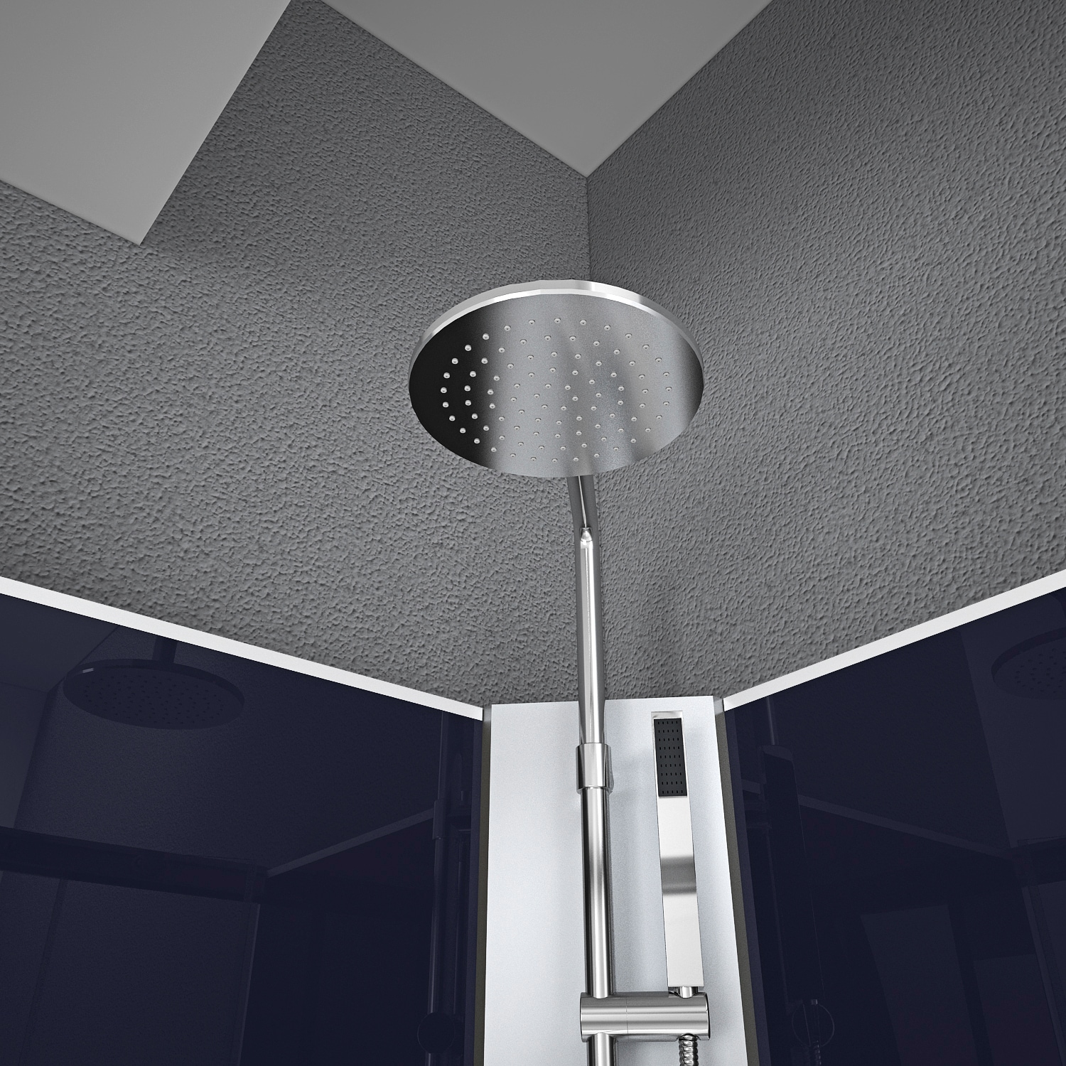 Marwell Komplettdusche »Night«, inkl. Armaturen